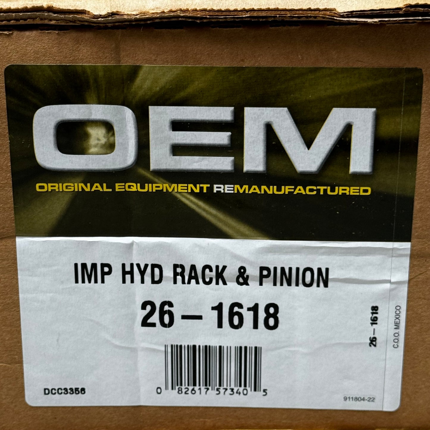 CARDONE FOR TOYOTA VEHICLES Rack & Pinion Assembly OEM Remanufactured 26-1618