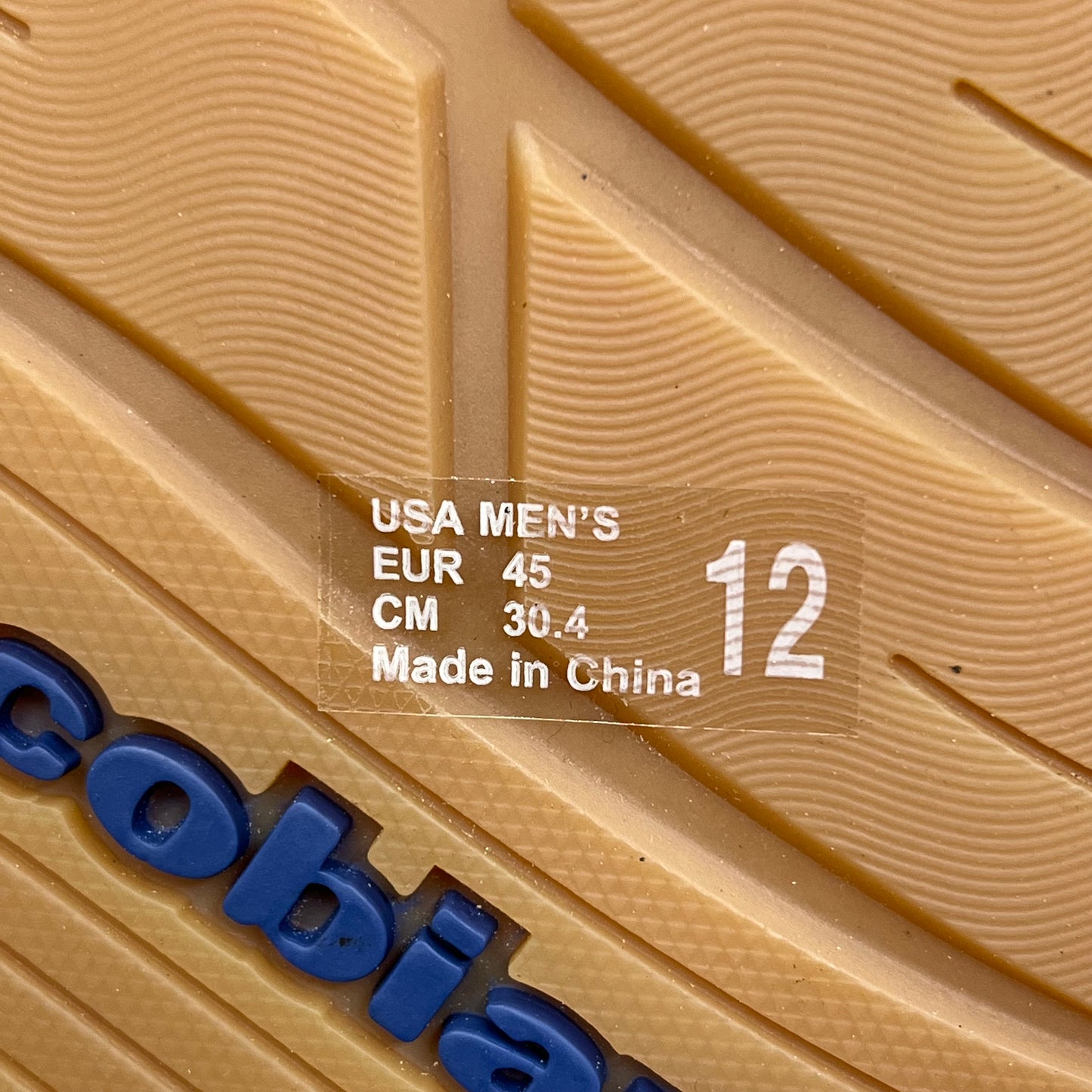 COBIAN Synthetic Suede Draino 3 Sandals  Men's Sz 12, EU 45 Brown HBD23-200-12