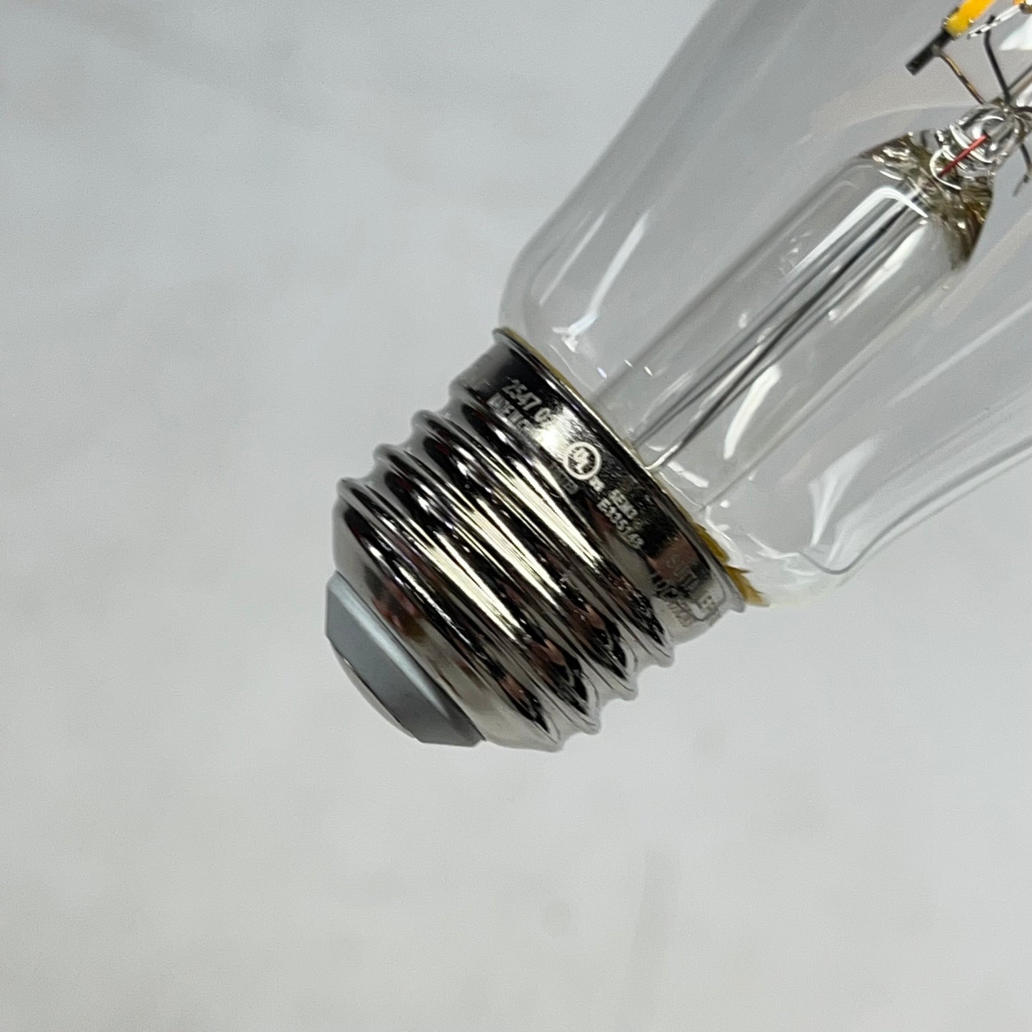 SATCO (6 PACK) Edison Style Bulb 5W LED ST19 2700K Warm White/Clear Glass S21360
