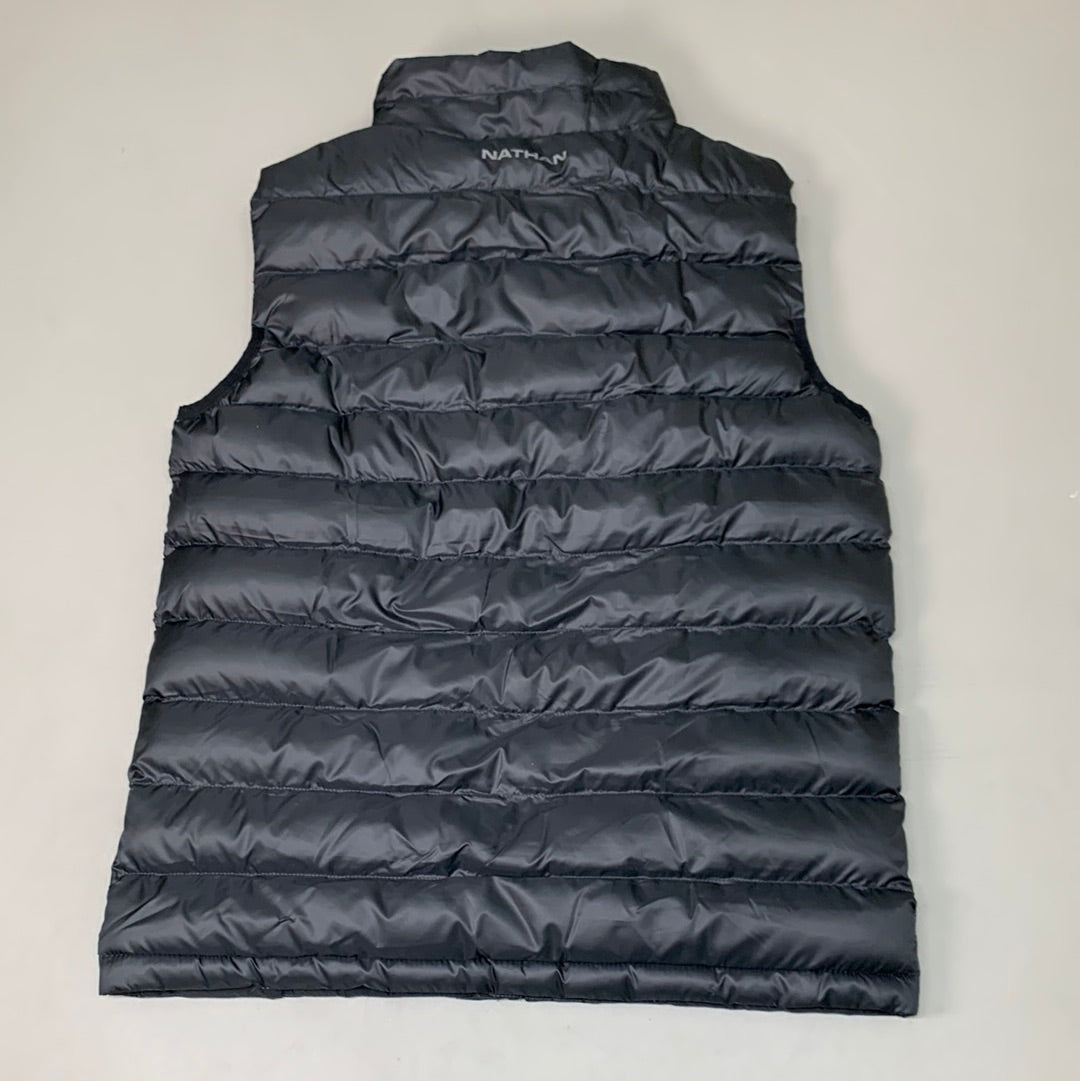 NATHAN Puffer Vest Pertex Running Men's S Dark Charcoal NS50560-80078-S (New)