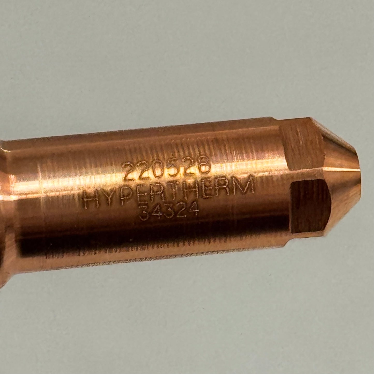 HYPERTHERM Welding Electrode For Use With HSD130, HyPro2000 50Amp Copper 220528