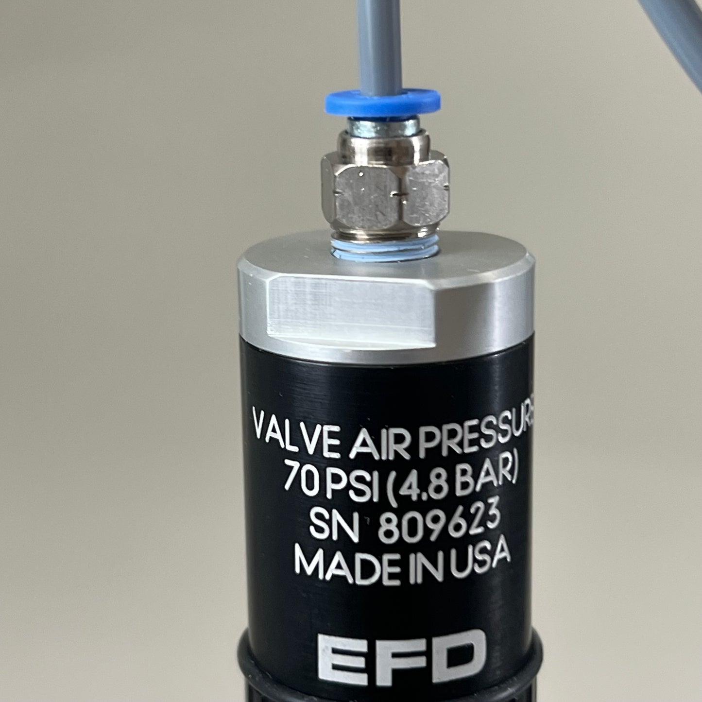 NORDSON 725A Piston Valves With SS Fluid Chamber Silver And Black 7021014