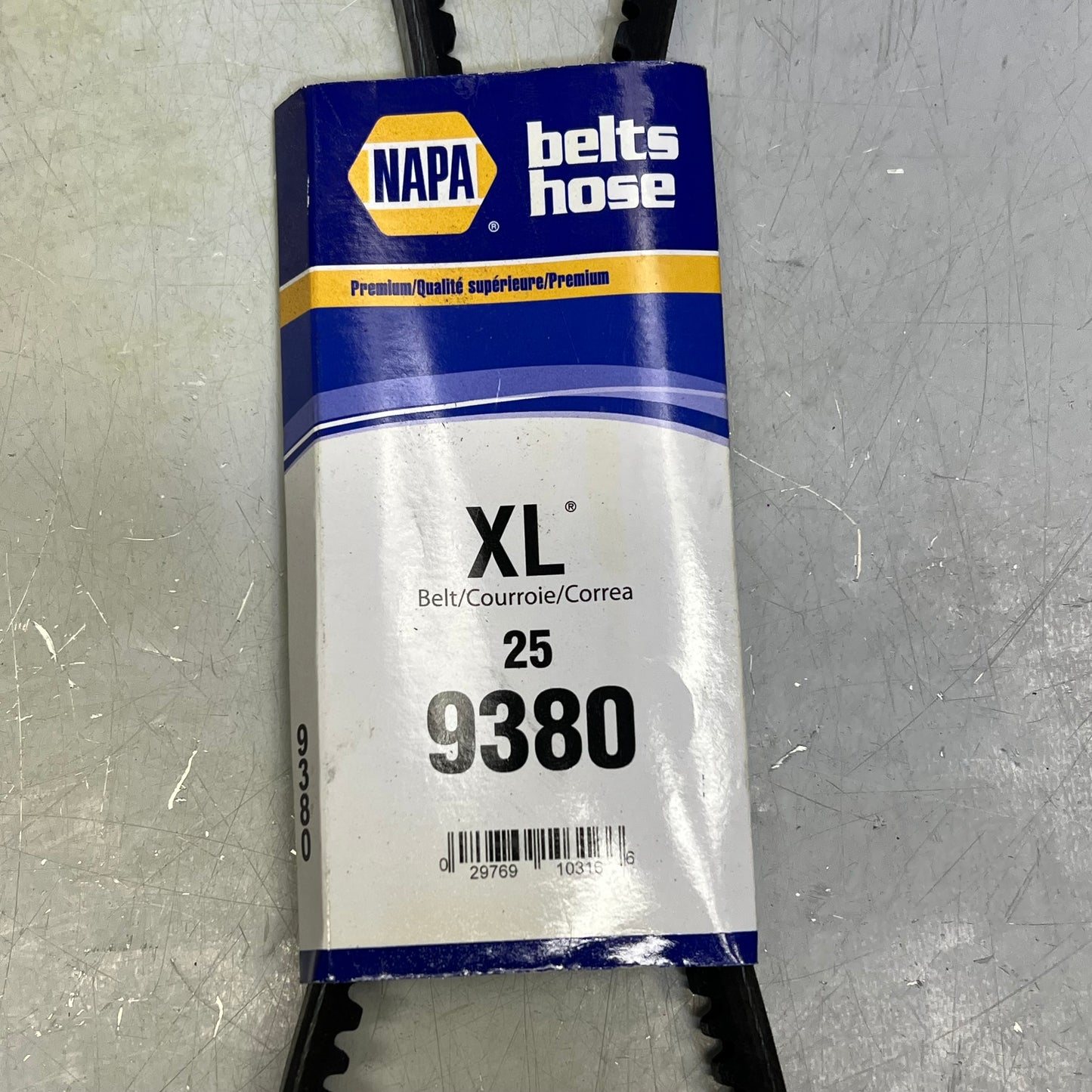 NAPA EPDM High Capacity Notched V-Belt HC50 15/32" x 38 5/8" Black 259380