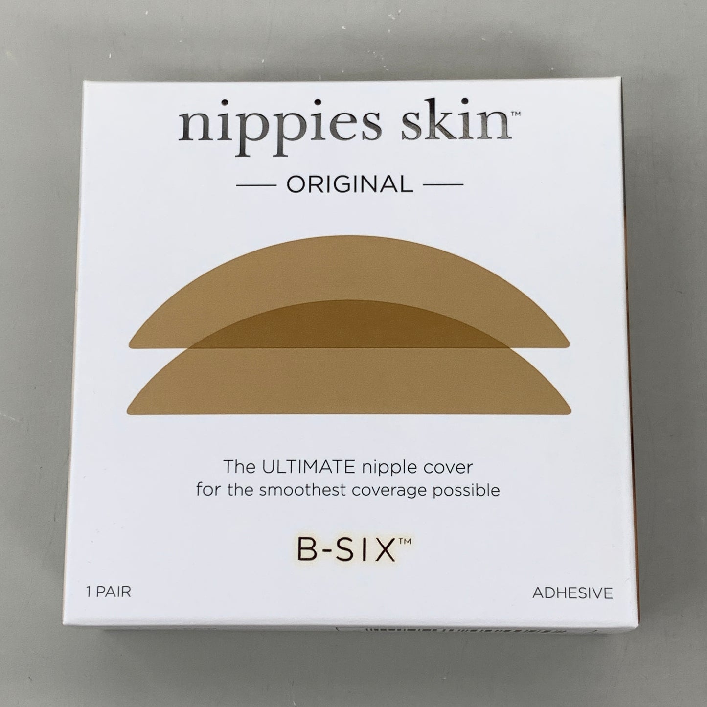 NIPPIES SKIN (2 PACK) Original Nipple Cover Smooth Coverage Caramel 1 Pair 1021