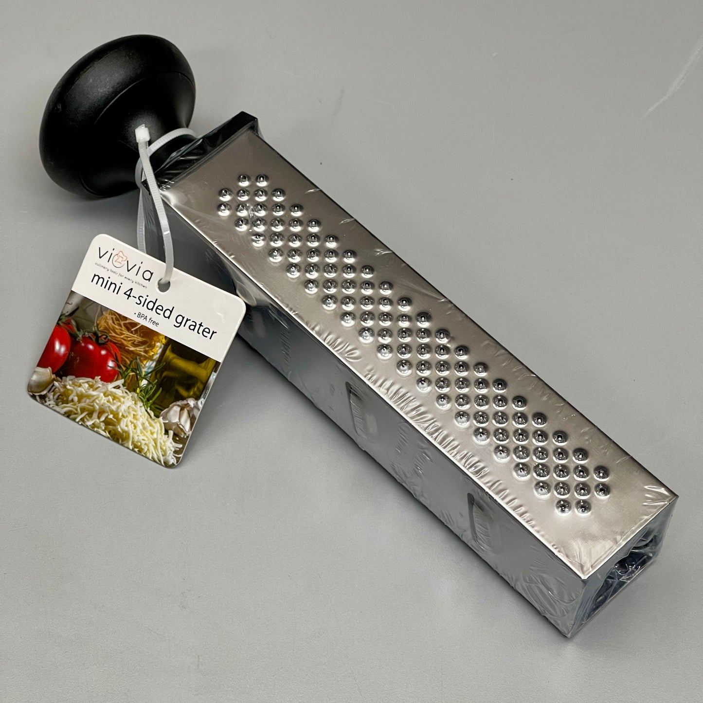 VIOVIA 2-PACK! Mini 4 Sided Grater Stainless Steel VIO-0967 (New)
