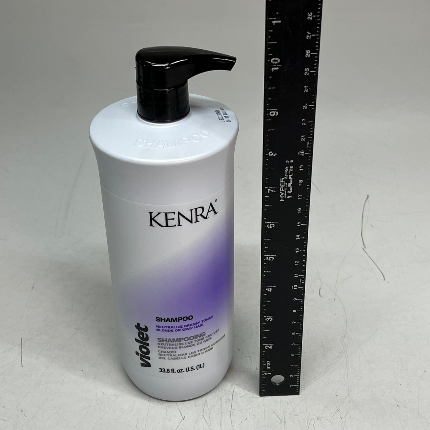 KENRA Violet Shampoo For Enhancing Blonde Vibrancy Eliminating Brass 33.8 oz