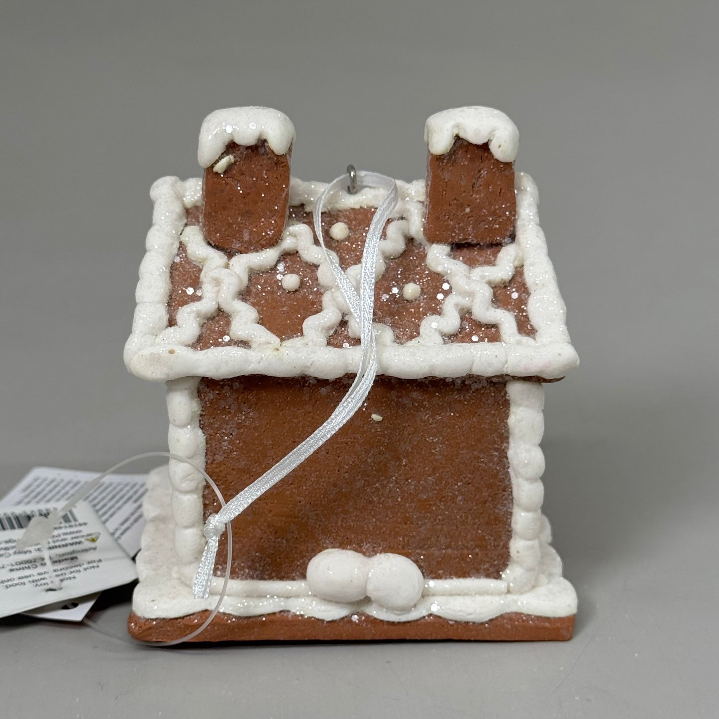 RAZ IMPORT (12 PACK) Assorted Lighted Gingerbread House Ornaments 4.25" 4416149