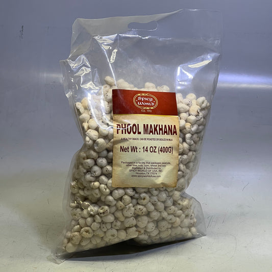 SPICY WORLD Phool Makhana 14 oz