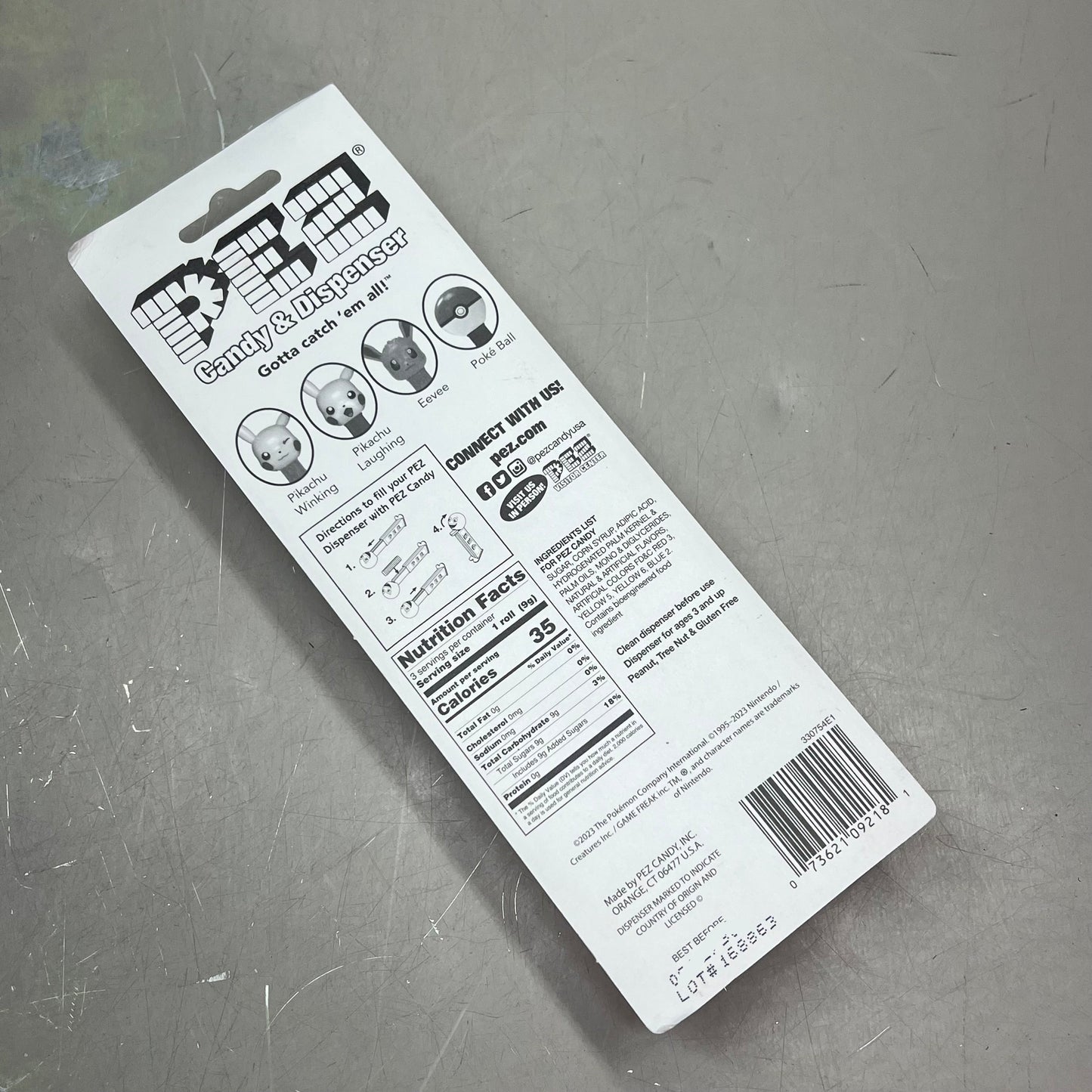 PEZ (12 PACK) Collectable Pokémon Characters Candy Dispensers w/ Candy BB 10/30