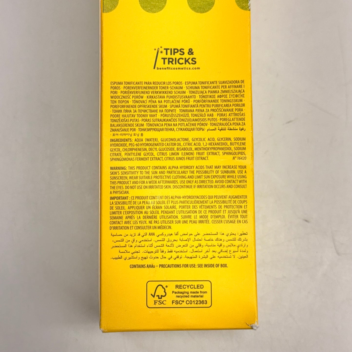 ZA@ BENEFIT The Pore Fessional Tight 'n Toned 4.5 Fl Oz + Good Cleanup 5 Fl Oz Set A