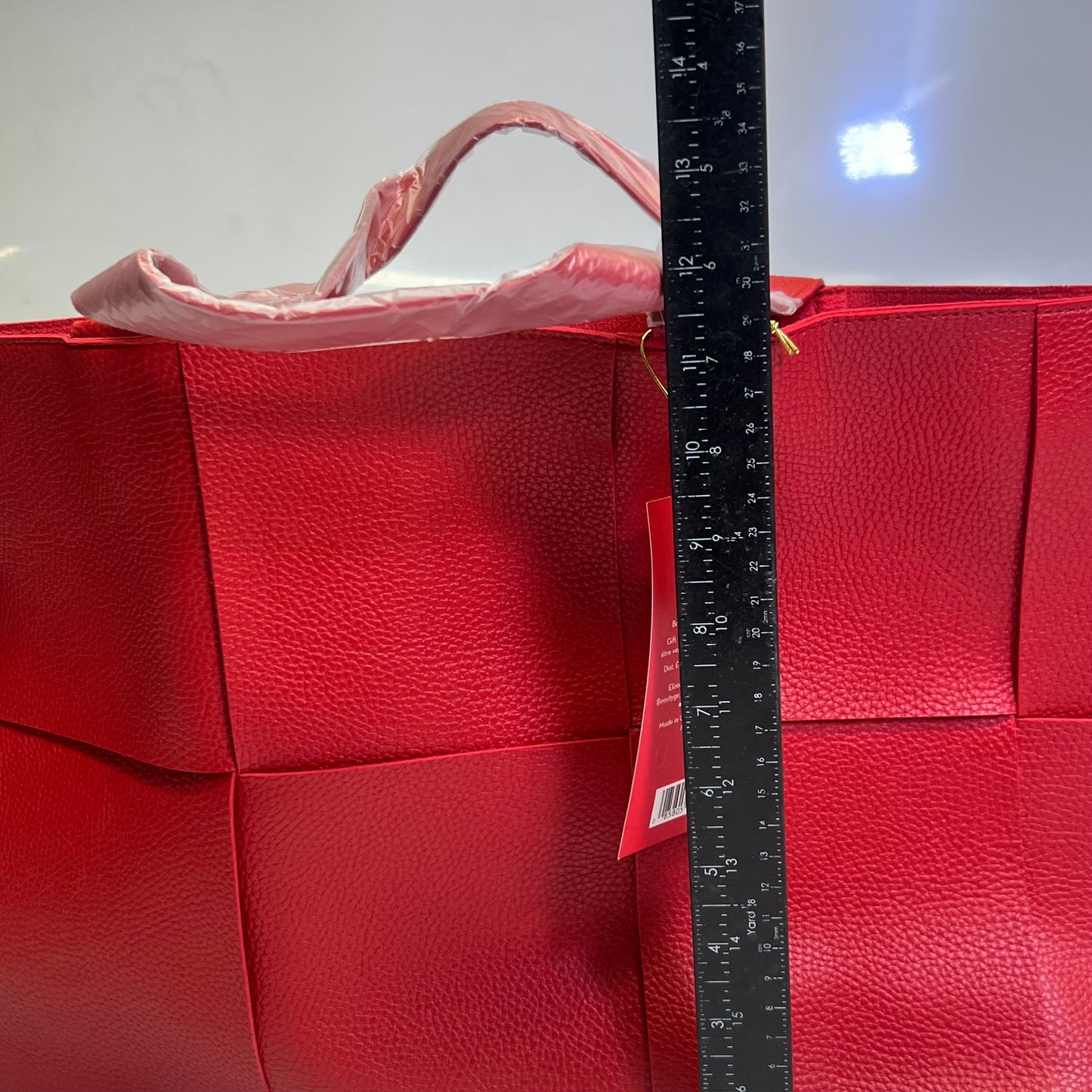 ELIZABETH ARDEN Fragrance Tote Bag Pvc 10"x20" Red A0136689