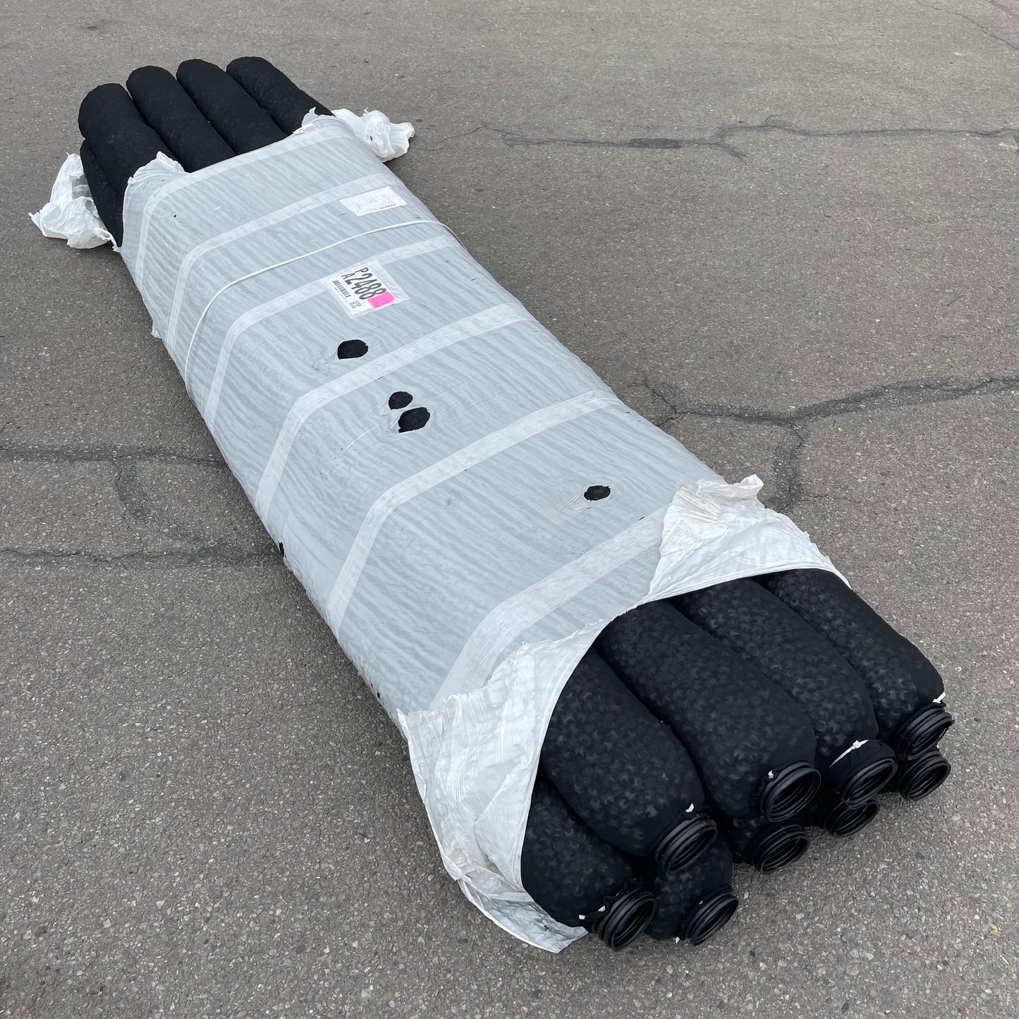 Z@ NDS (9 PACK) French Drain EZ Flow 10'L x 3"ID Black EZ-0701F