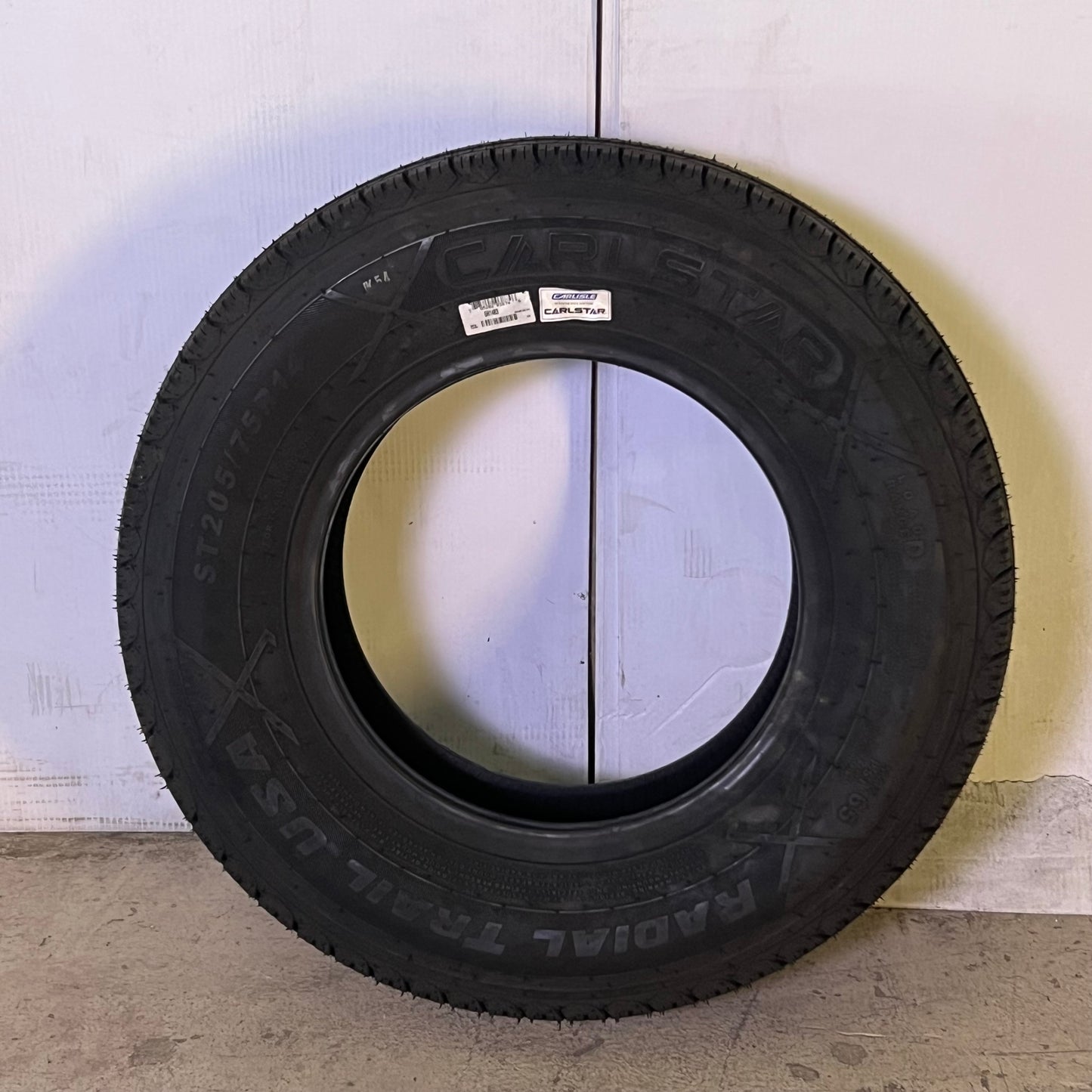 CARLISLE Radial Trail Tires Dot 4524 ST205/75R14 Black 6H1483