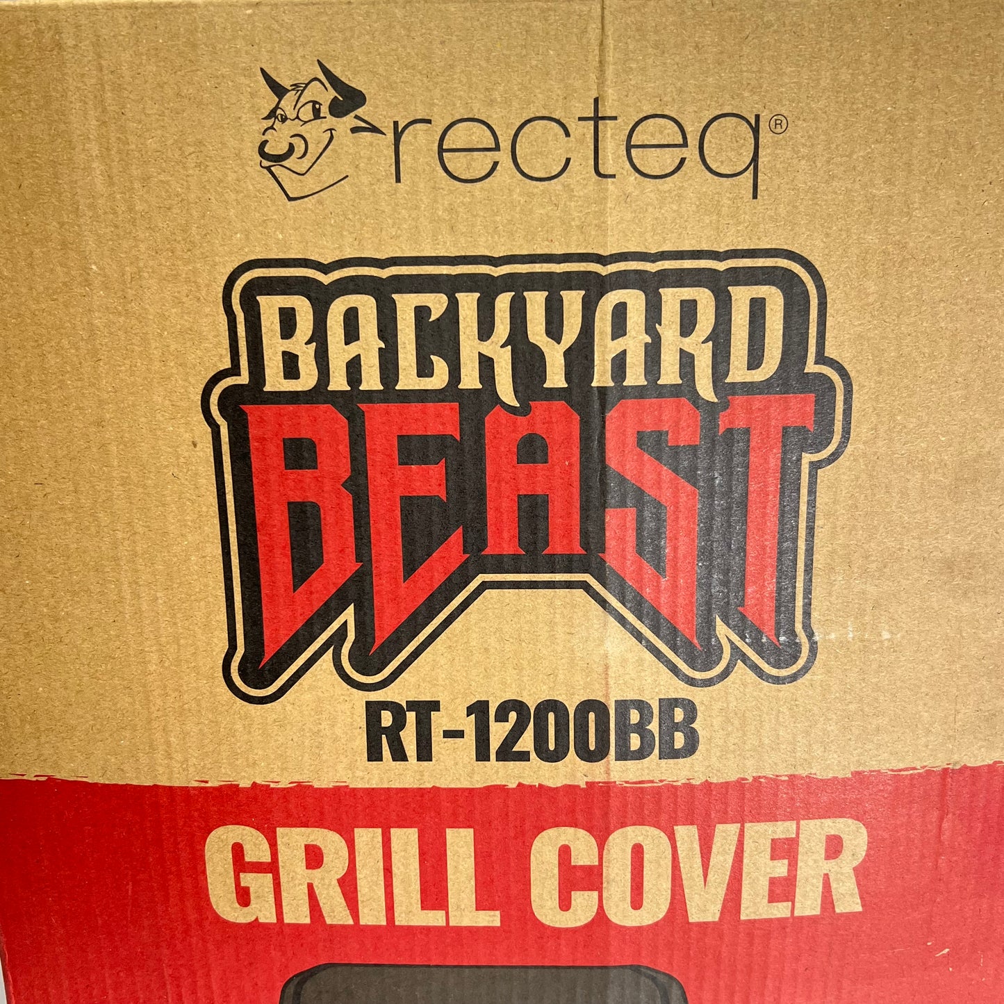RECTEQ  Backyard Beast 1200/1000 Grill Cover  2-Ply 350-Gram PVC Black AC1200BBGC