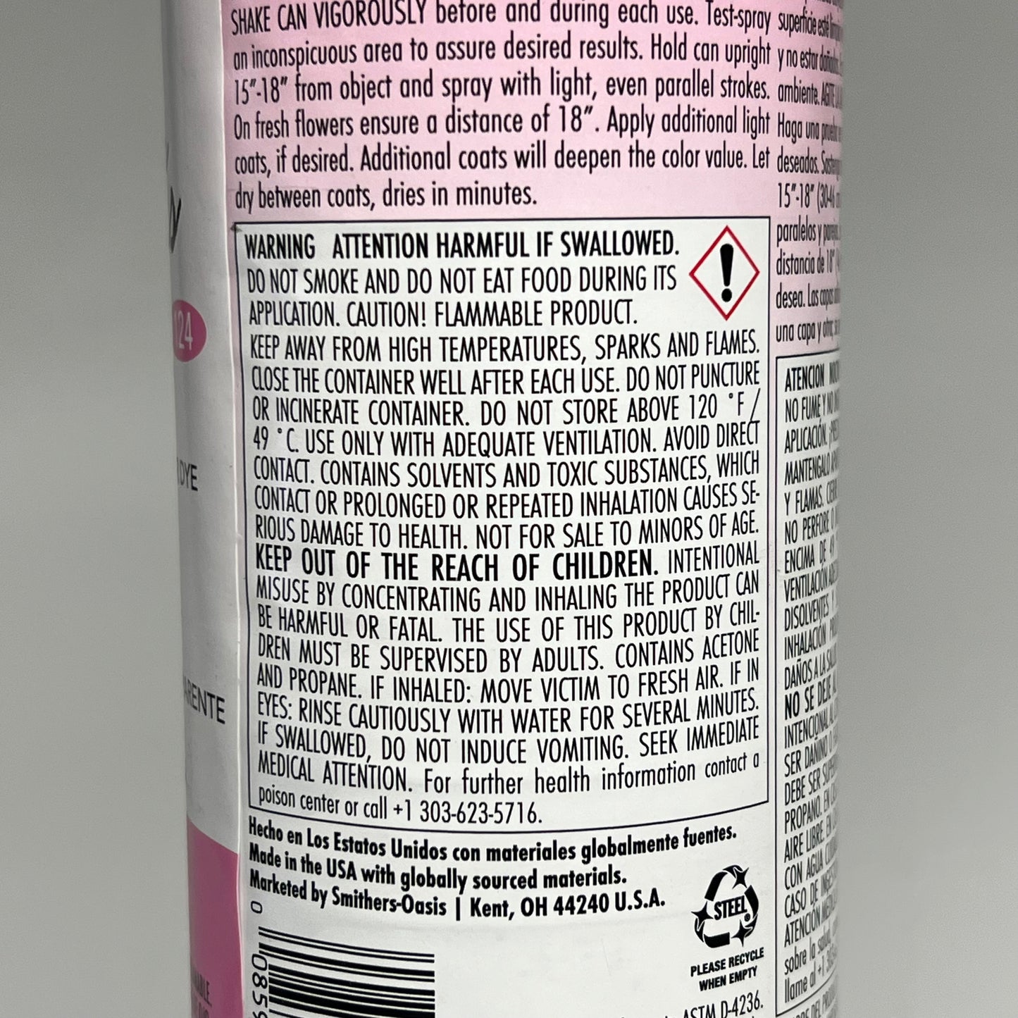 DESIGN MASTER (2 PACK) Just For Flowers Transparent Dye Spray 11oz Pink Petunia