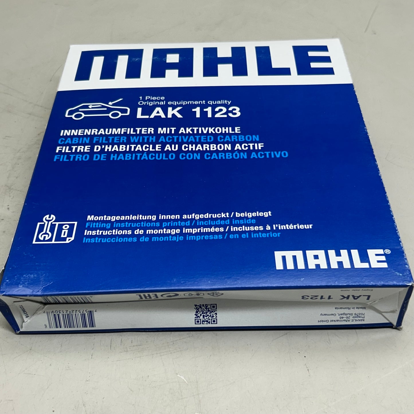 MAHLE Cabin Air Filter Replacement Part For Buick LAK1123