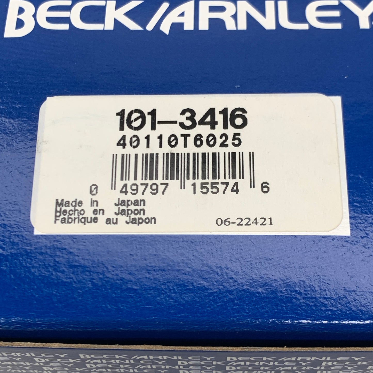 BECK ARNLEY Suspension Ball Joint for Nissan Vehicles 101-3416