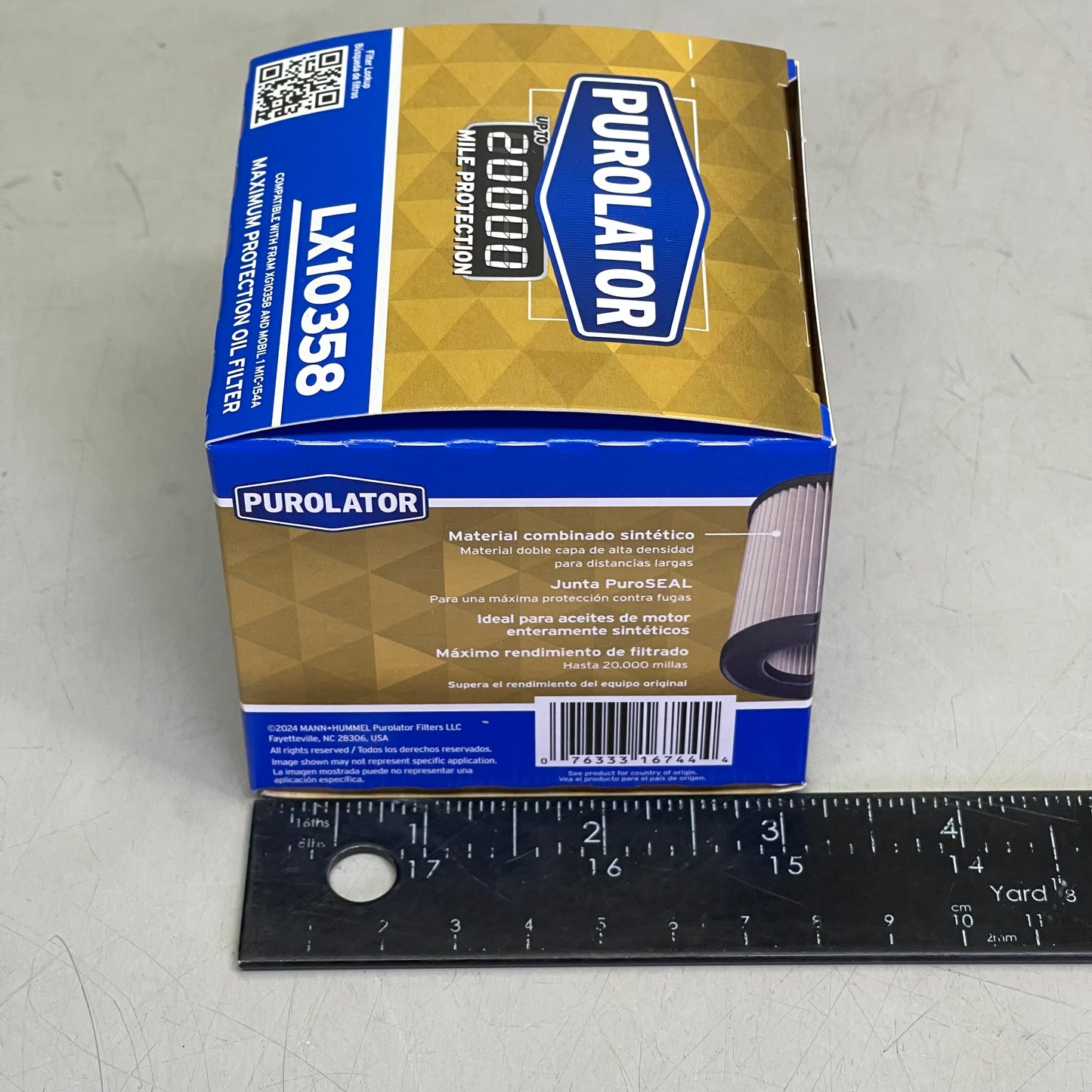 PUROLATOR (6 PACK) Maximum Protection Oil Filter 20000 Miles LX10358