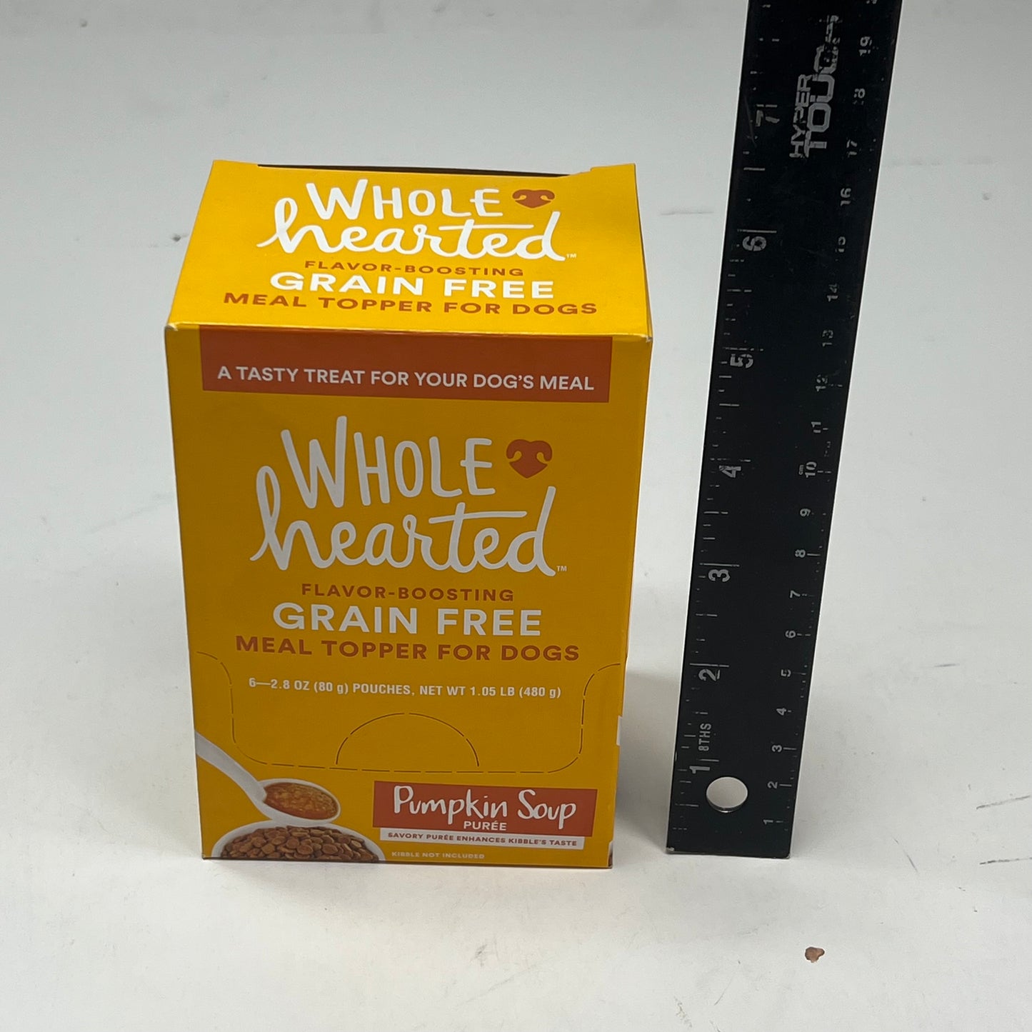 ZA@ WHOLE HEARTED (2 PACK, 6 EACH) Grain Free Mal Topper Pumpkin Soup Puree BB 03/28