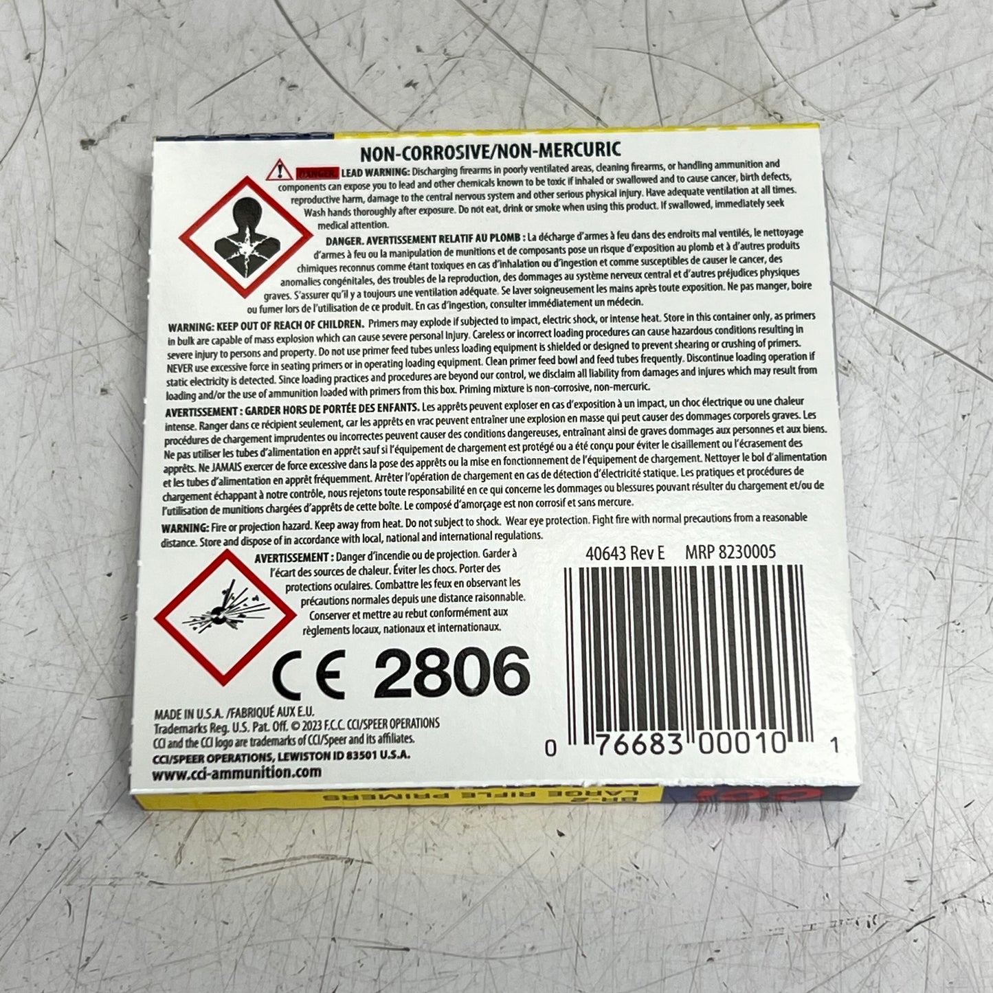 CCI (1000 PACK) Benchrest Large Rifle Primers #BR2