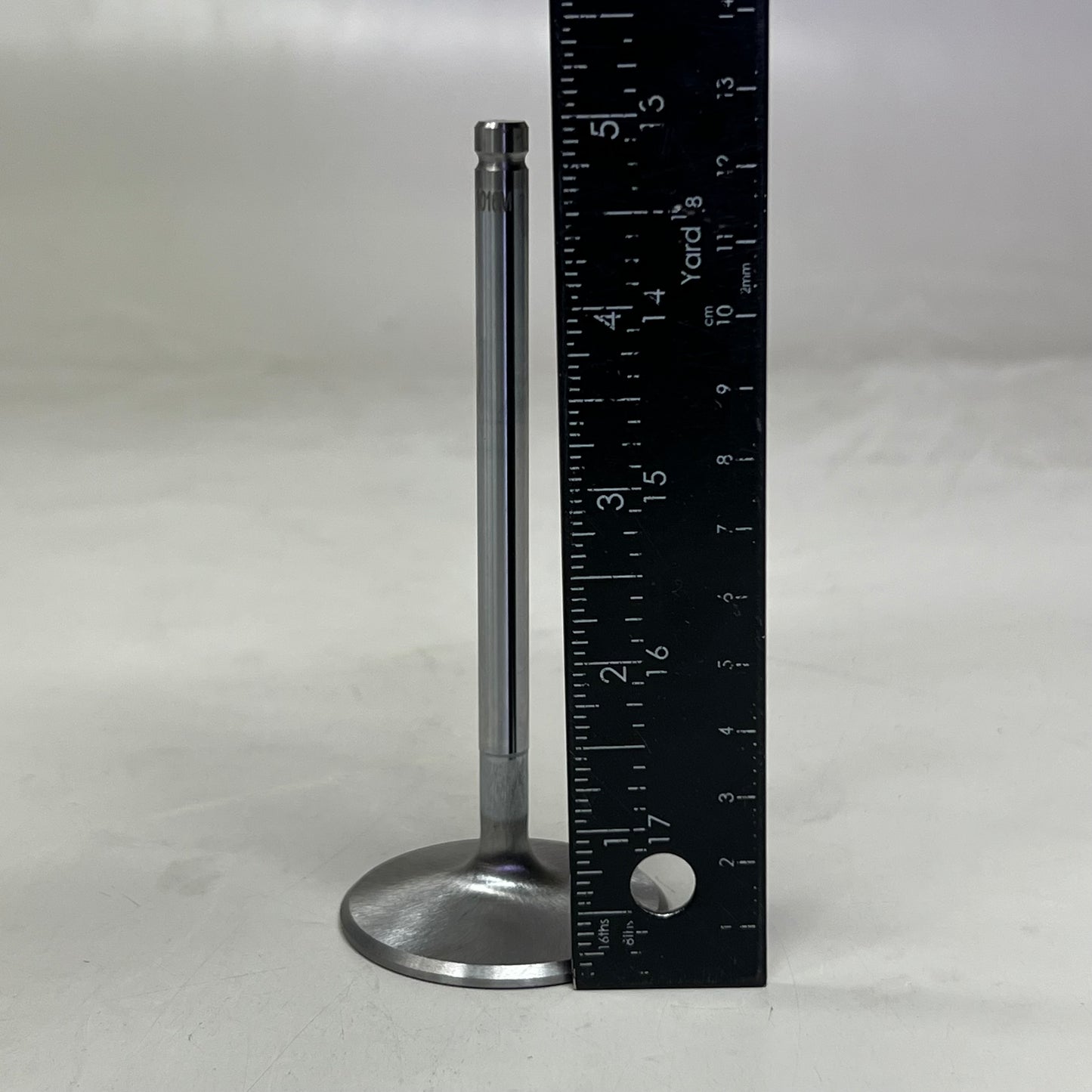 (Set of 4) Super Duty Steel Intake Valves 2.05+1.6", Silver 1016