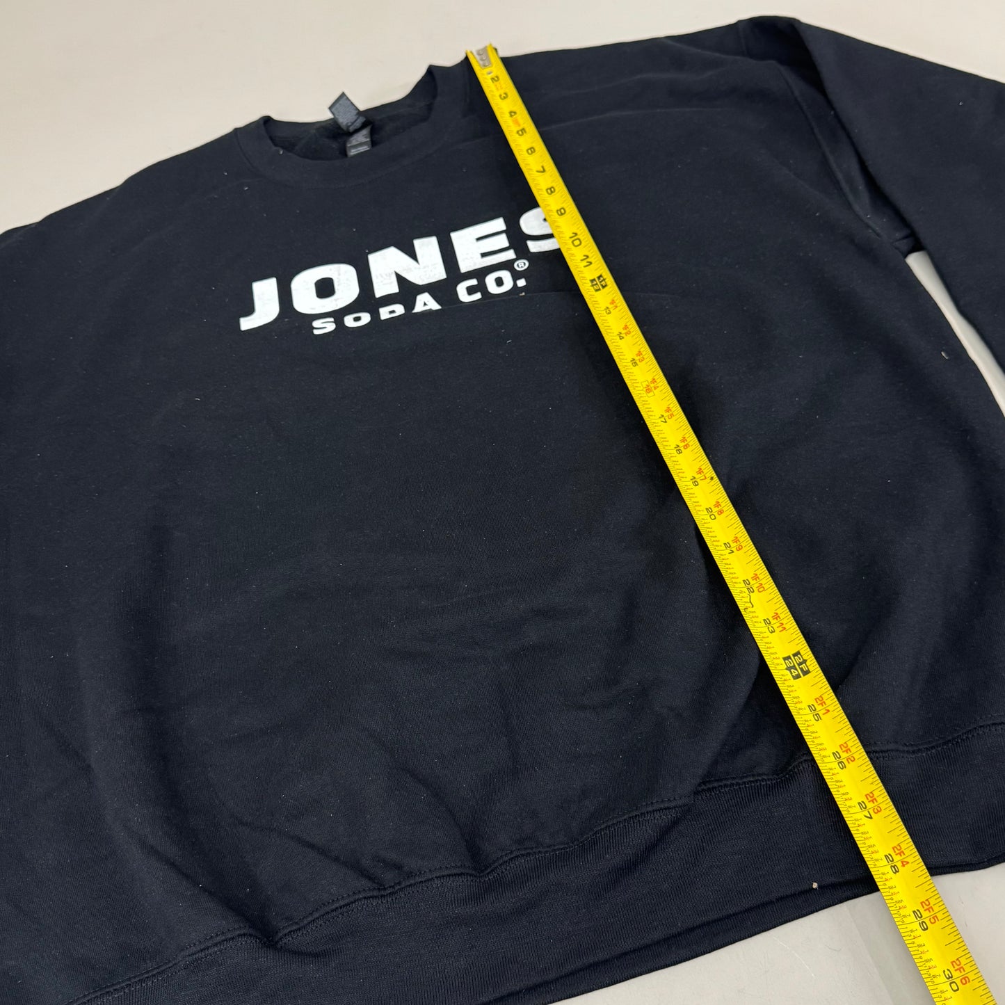 GILDAN Jones Soda Co. Branded Sweatshirt Men's SZ XL Black
