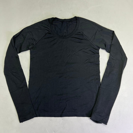 LULULEMON Swiftly Tech Long-Sleeve Shirt 2.0 Women's Sz XS Black (Pre-Owned)