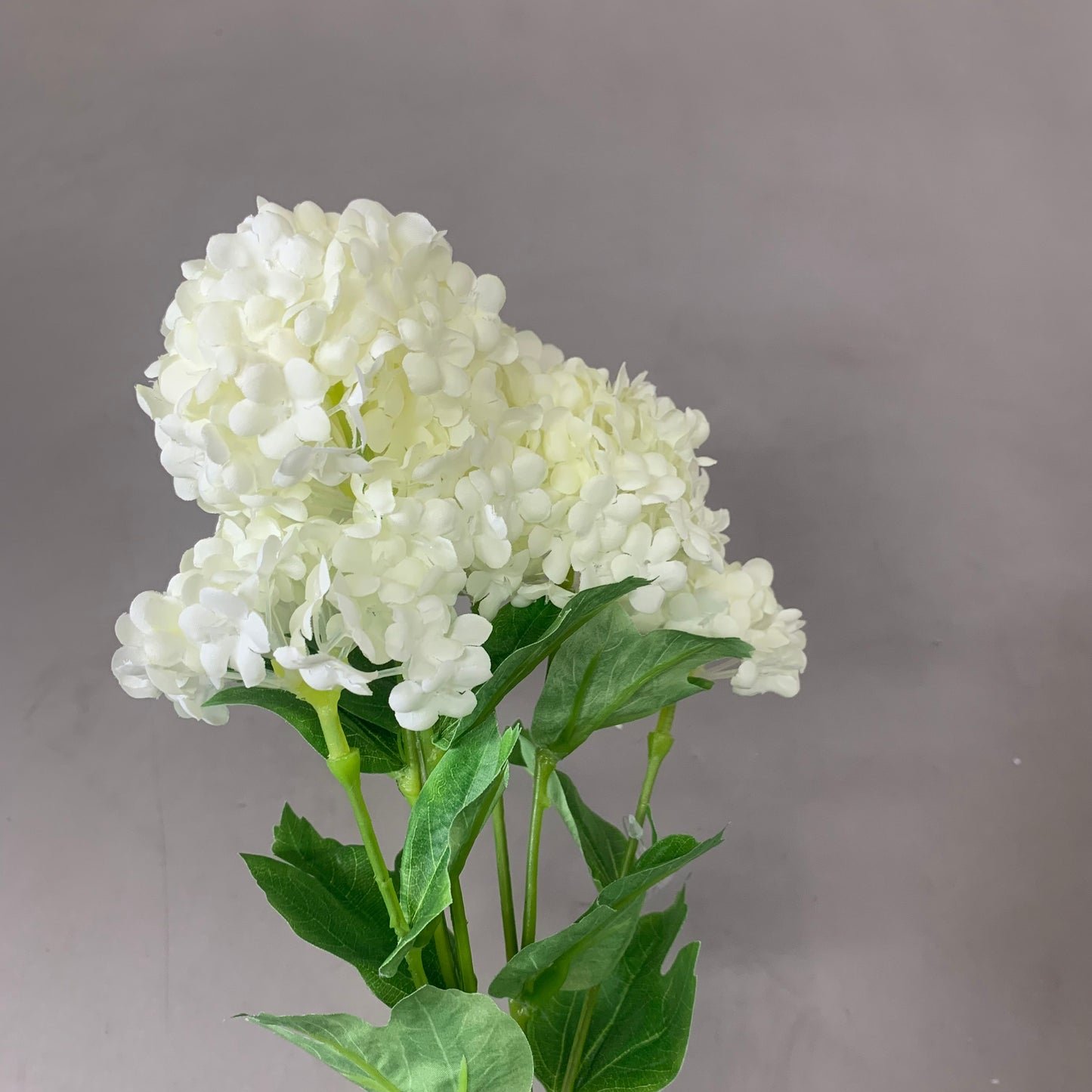 RAZ IMPORTS (12 PACK) Faux Hydrangea Spray Flowers 24" White F4522689