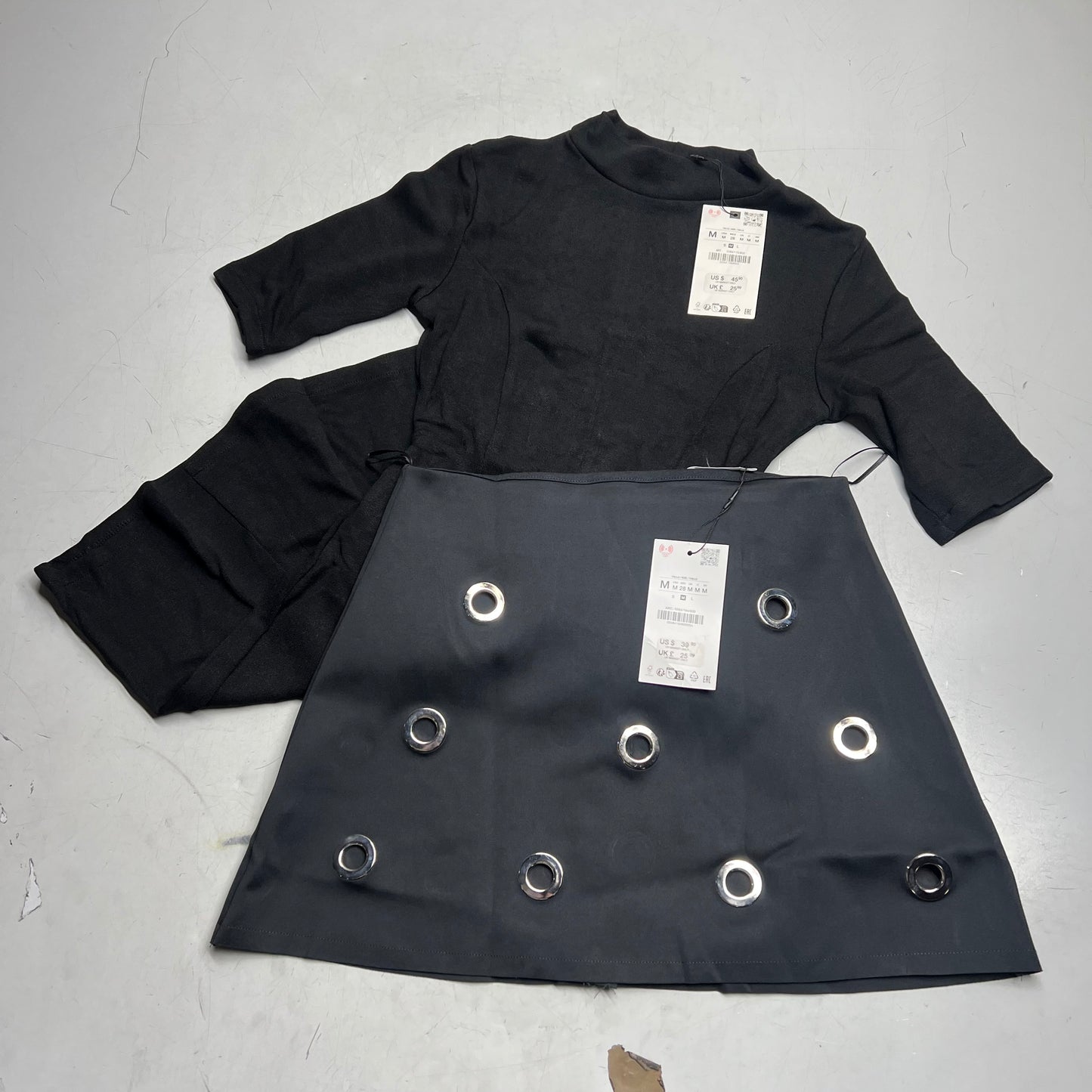 ZA@ ZARA Lot of Assorted Clothing Tops, Skirts, Bottoms & Dresses Women's Sz S & M