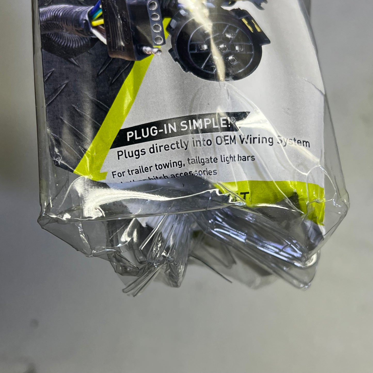 ZA@ HOPKINS OE Connector To 5 Flat Corrosion Resistant Vehicle Wiring Black 11141153 (As-Is)