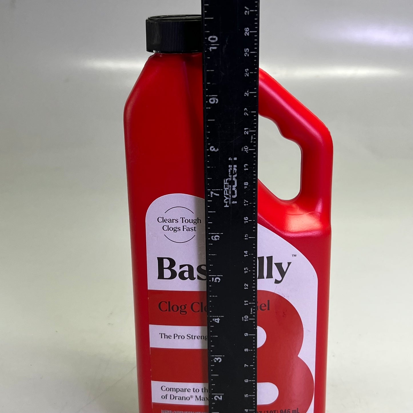 BASICALLY (2 PACK) Drain Clog Remover Gel 32 Oz 32 fl oz Red V001