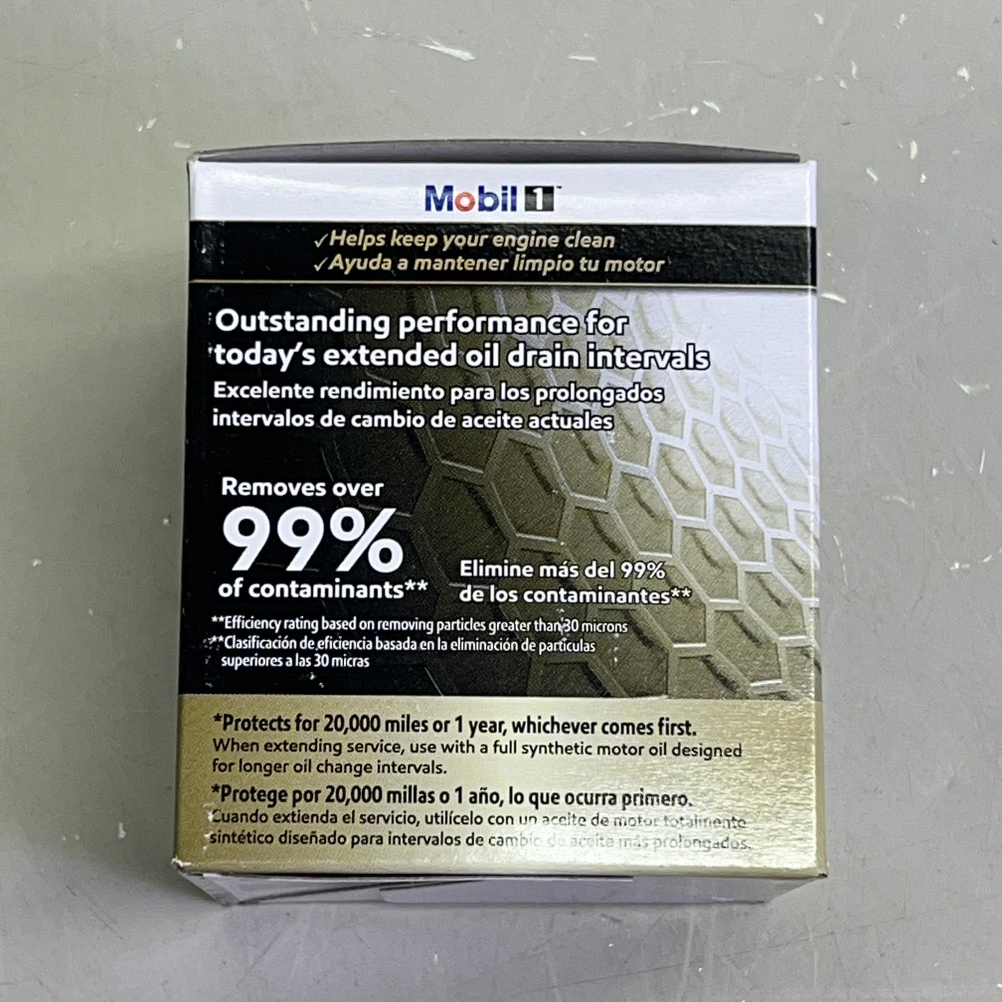 MOBIL 1 (2 PACK) Engine Oil Filter Extended Protection 20,000 Mile Black M1-102A