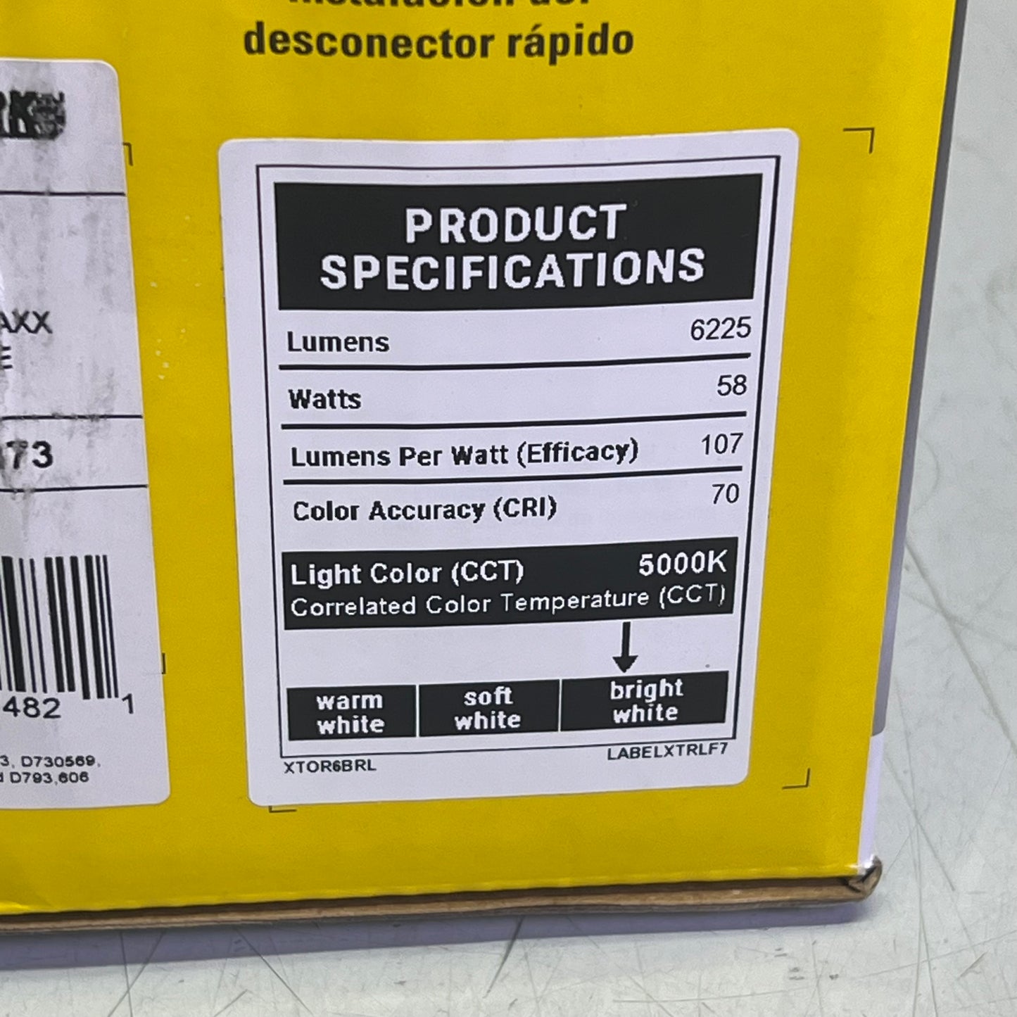 COOPER LIGHTING  Cross Tour Maxx LED Wall Pack 58W Carbon Bronze XTOR6BRL