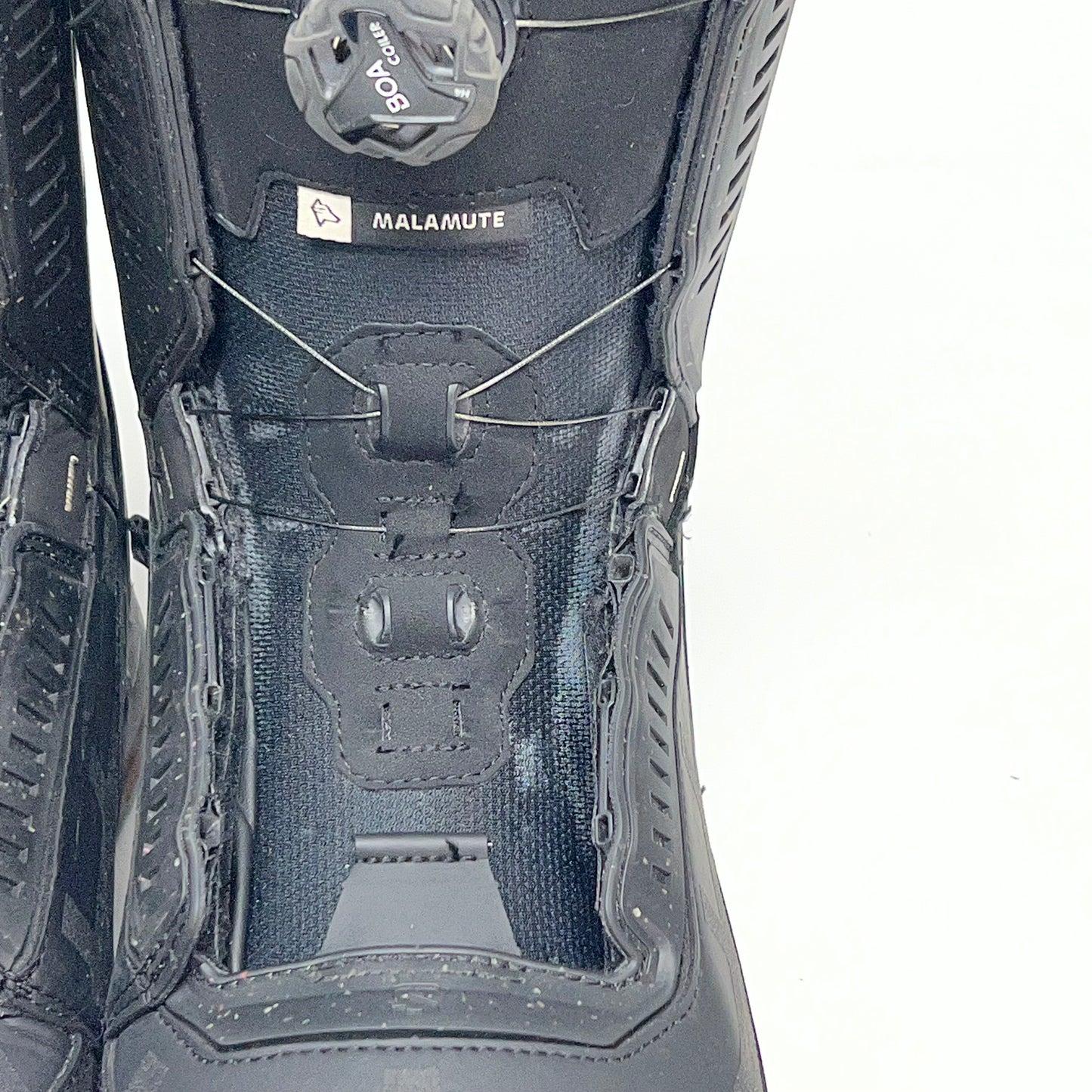 ZA@ SALOMON Malamute Dual Boa All Mountain Snowboard Boots Men's Sz 11 Black (As-Is)