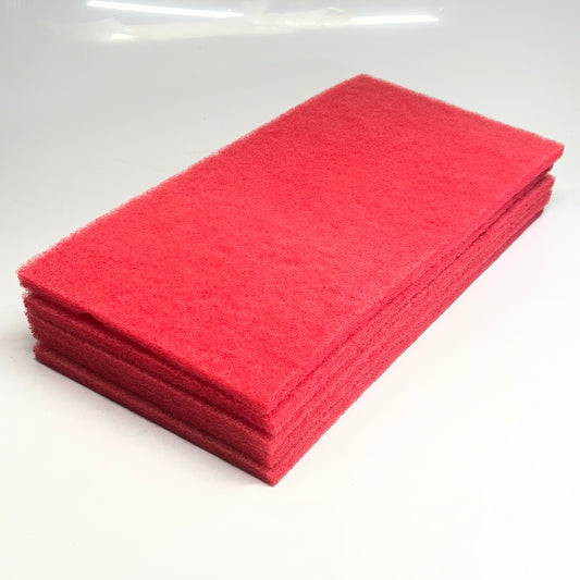 AMERICO (5 PADS) Floor Maintenance Pads Red Buff Sz 14" x 28" 40441428