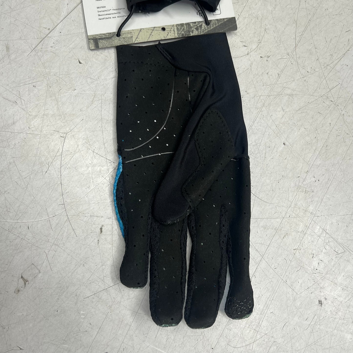 GIRO Trixter Glove Lightweight Instachill Fabric Unisex Sz M Frequency Blue 7200371