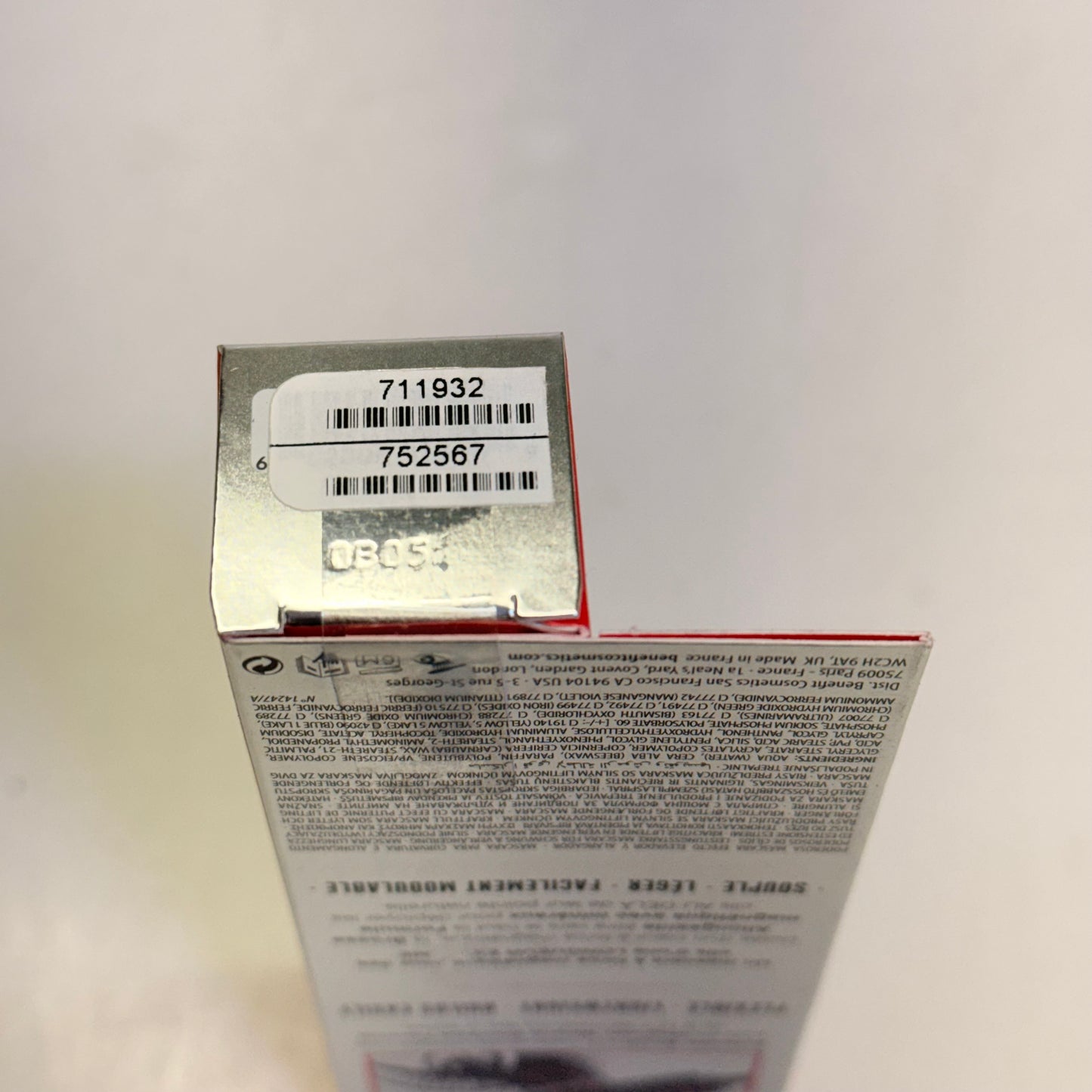 ZA@ BENEFIT They’re Real Magnet Lifting & Lengthening Mascara 9g  Supercharged Black New E