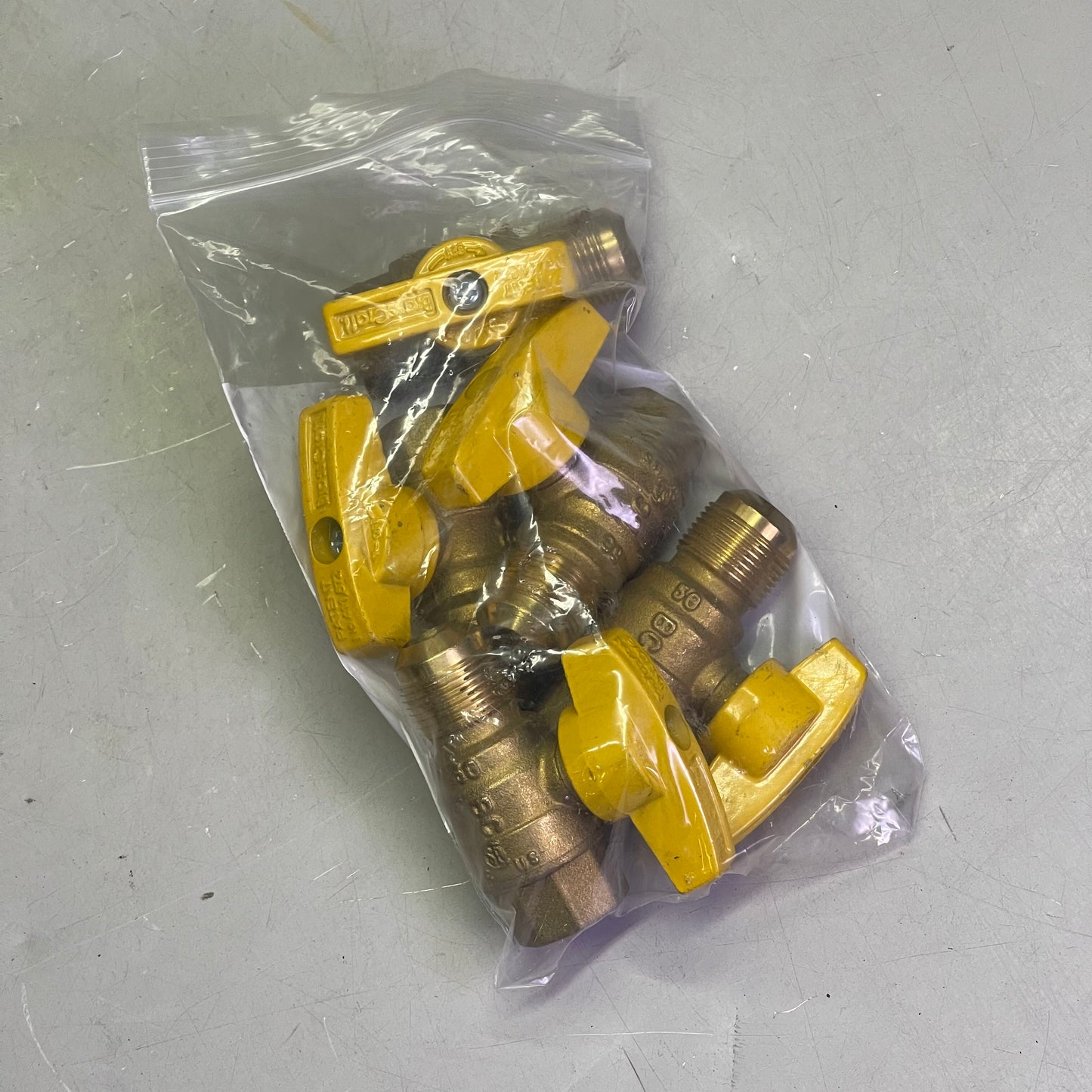 BRASSCRAFT (5 PACK) Gas Ball Valve Flare x FIP Straight 5/8" OD x 1/2" Brass