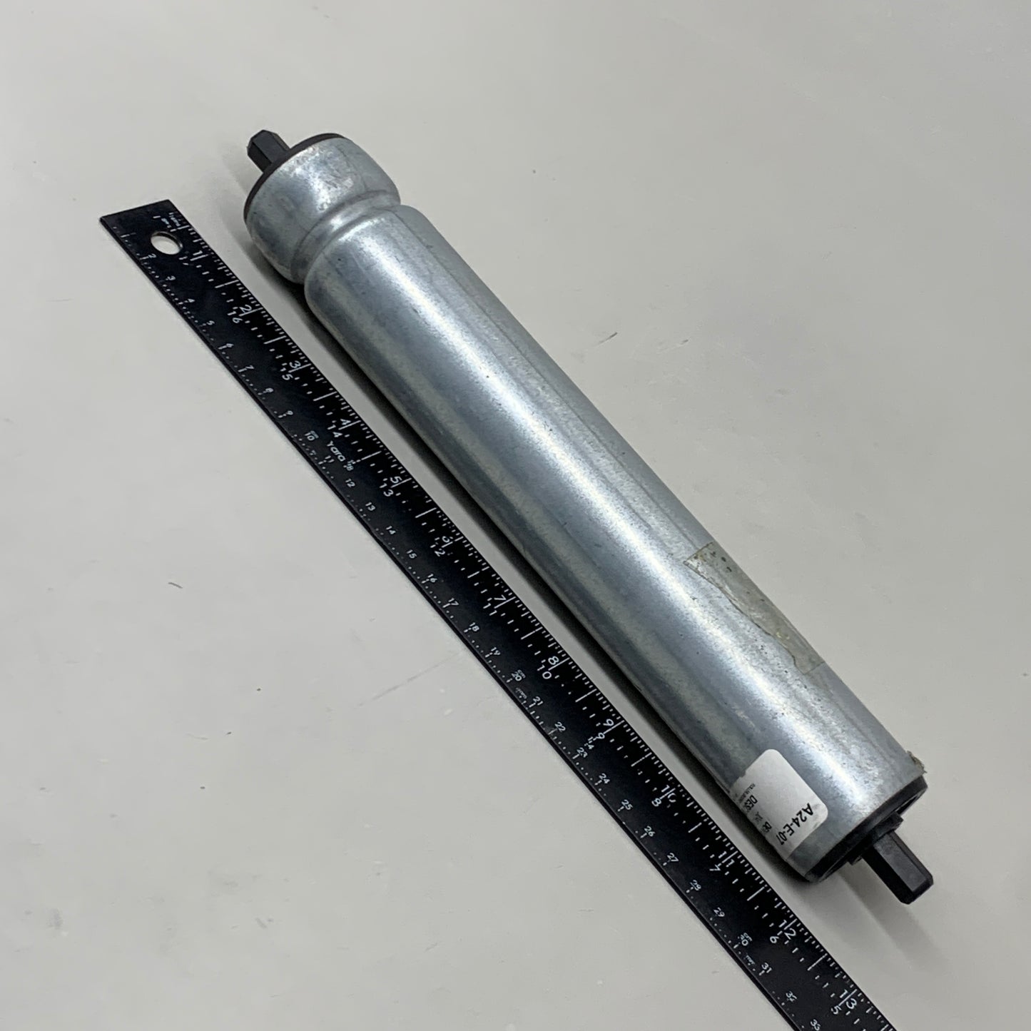 DEMATIC Roller Grooved 12.5" x 2.5" Silver A24-E-07