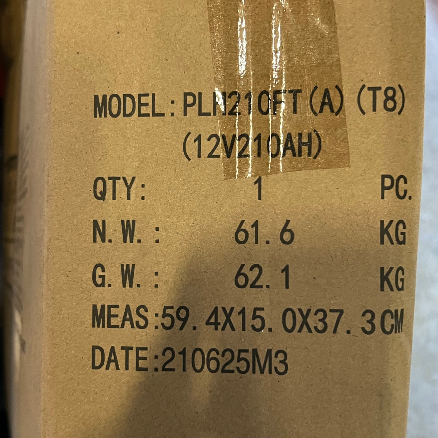 LEOCH Non Spill-able Sealed Batteries 12V 210AH PLH210FT (A)