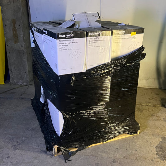 ZA@ Pallet of COASTWIDE Toilet Seat Covers, White CW24775