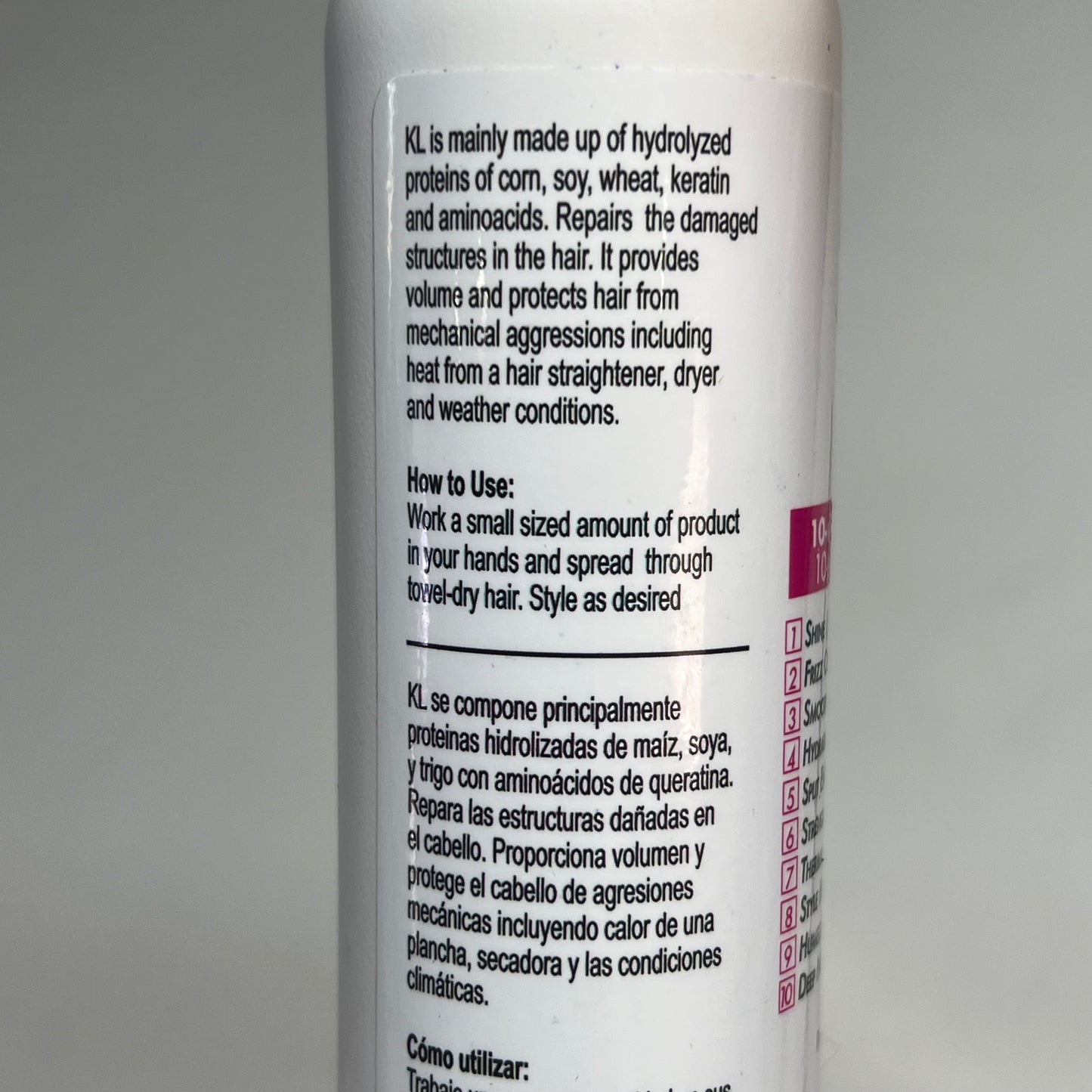 ARTISTAS A LA OBRA Keratin Leave-In Lotion For Hair Repair 100 mL 3.4 fl oz