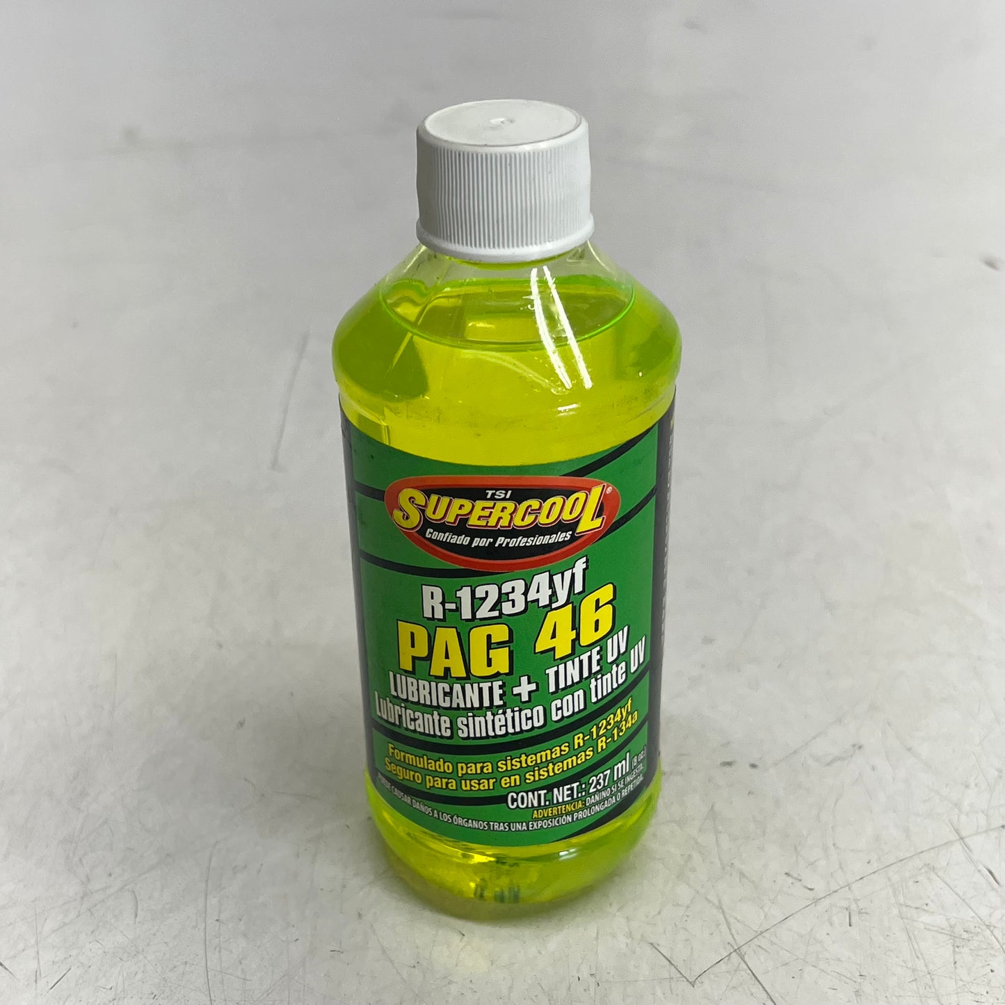 TSI SUPERCOOL (2 PACK) 1234yf Pag 46 Viscosity W/ Uv Dye 8oz Yellow 74327