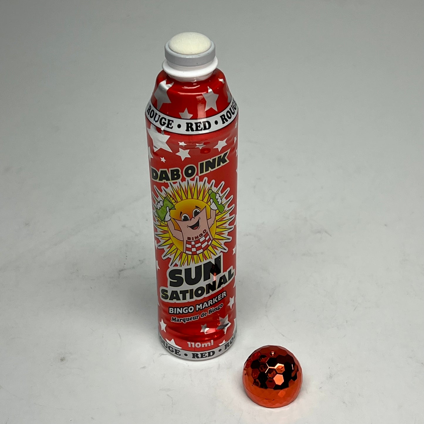 DAB O INK (12 PACK) Sun Sational Bingo Marker Bright Ink 110ml/4oz Red D26