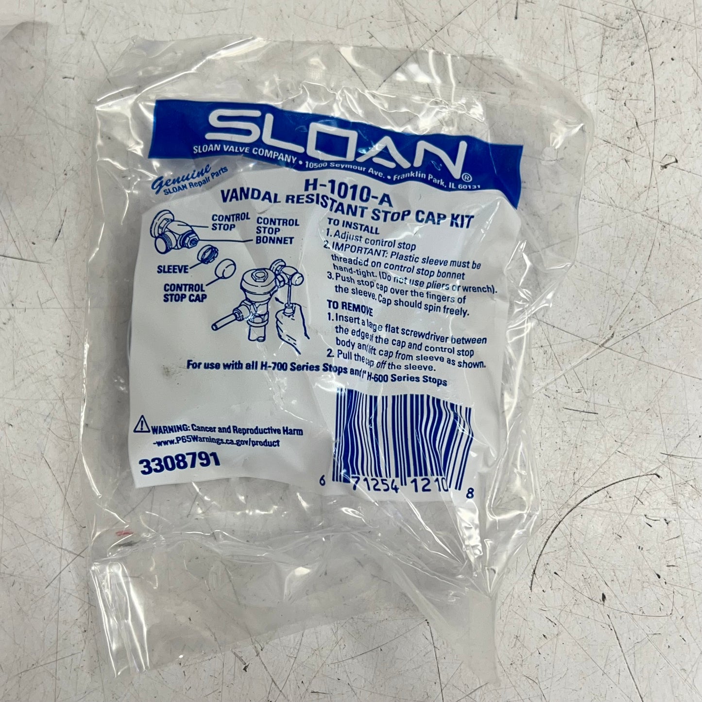 SLOAN Toilet Uppercut Manual Dual-flush Flushometer 1.6/1.1 GPF Chrome WES-111