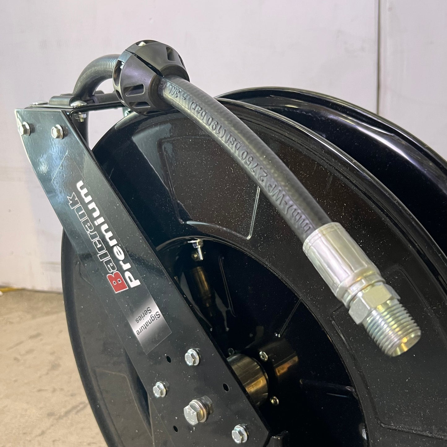 BALCRANK Hose Reel Premium Sz 30" x 1/2" Black 2111-038 (New Other, Minor Cosmetic Damage)