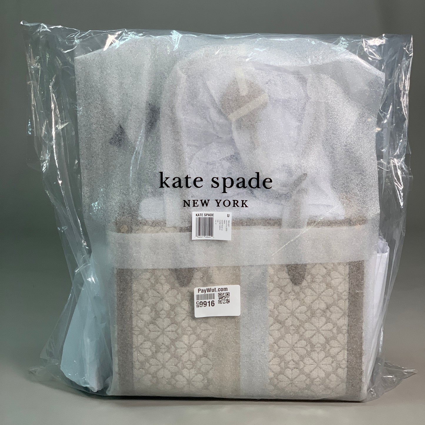 KATE SPADE Spade Flower Jacquard Stripe Market Medium Tote No. PXRUB271 (New)