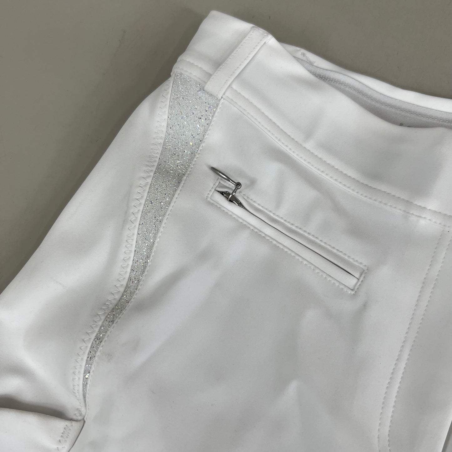 SAMSHIELD Omega Equestrian Pants Women's Sz US 26, UK 8, FR 36 White