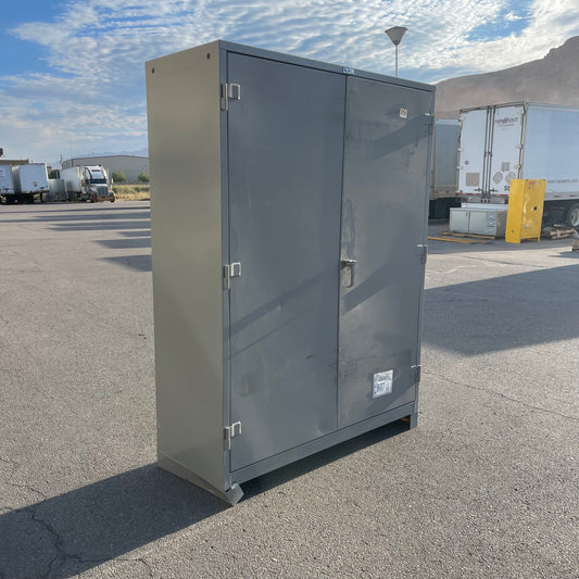 Z@ LYON Heavy-duty Storage Cabinet 82”x60”x24” Dove Grey DD1149 (AS-IS)