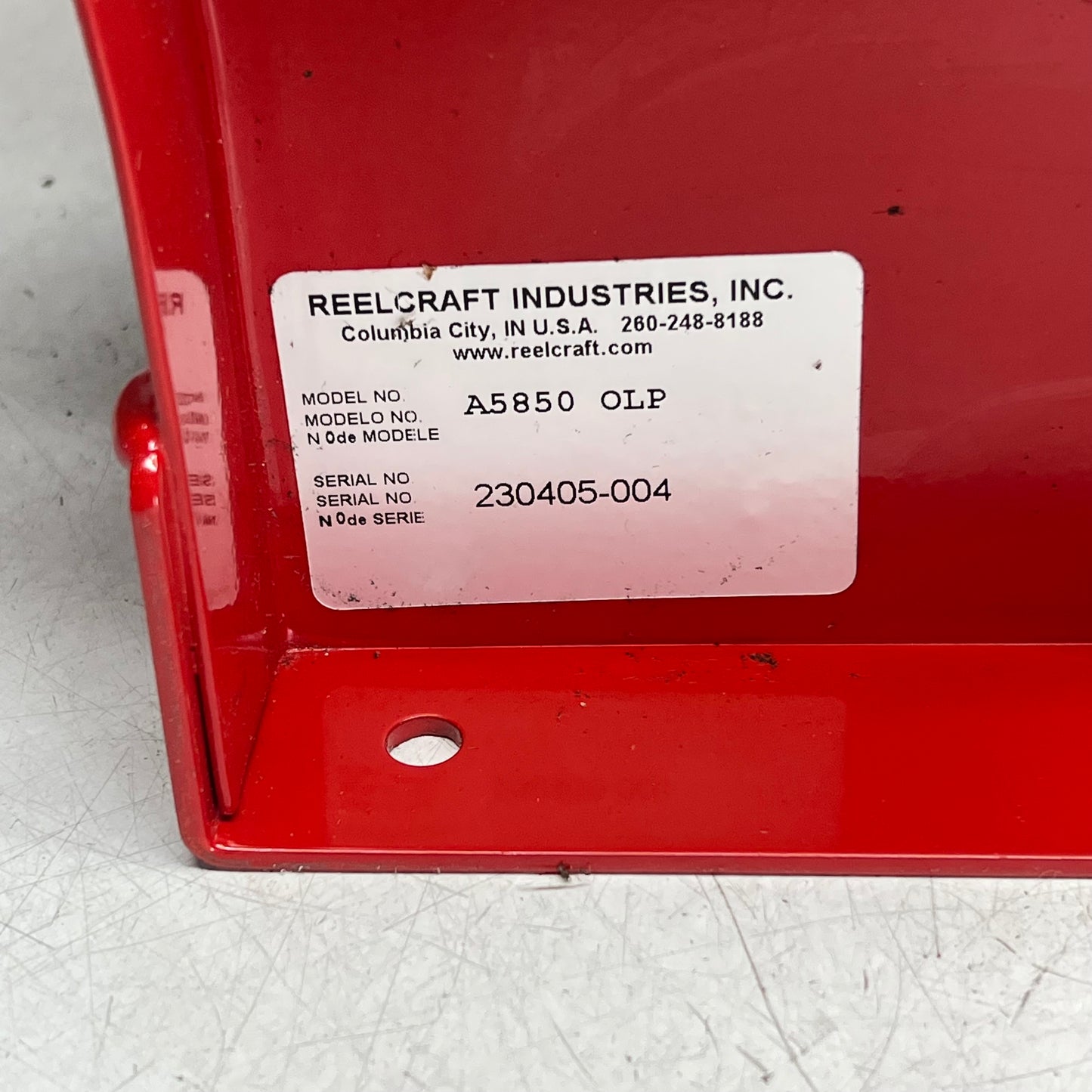 REEL CRAFT Premium Duty Hose Reel Industrial & Commercial  1/2"x 50' A5850 OLP